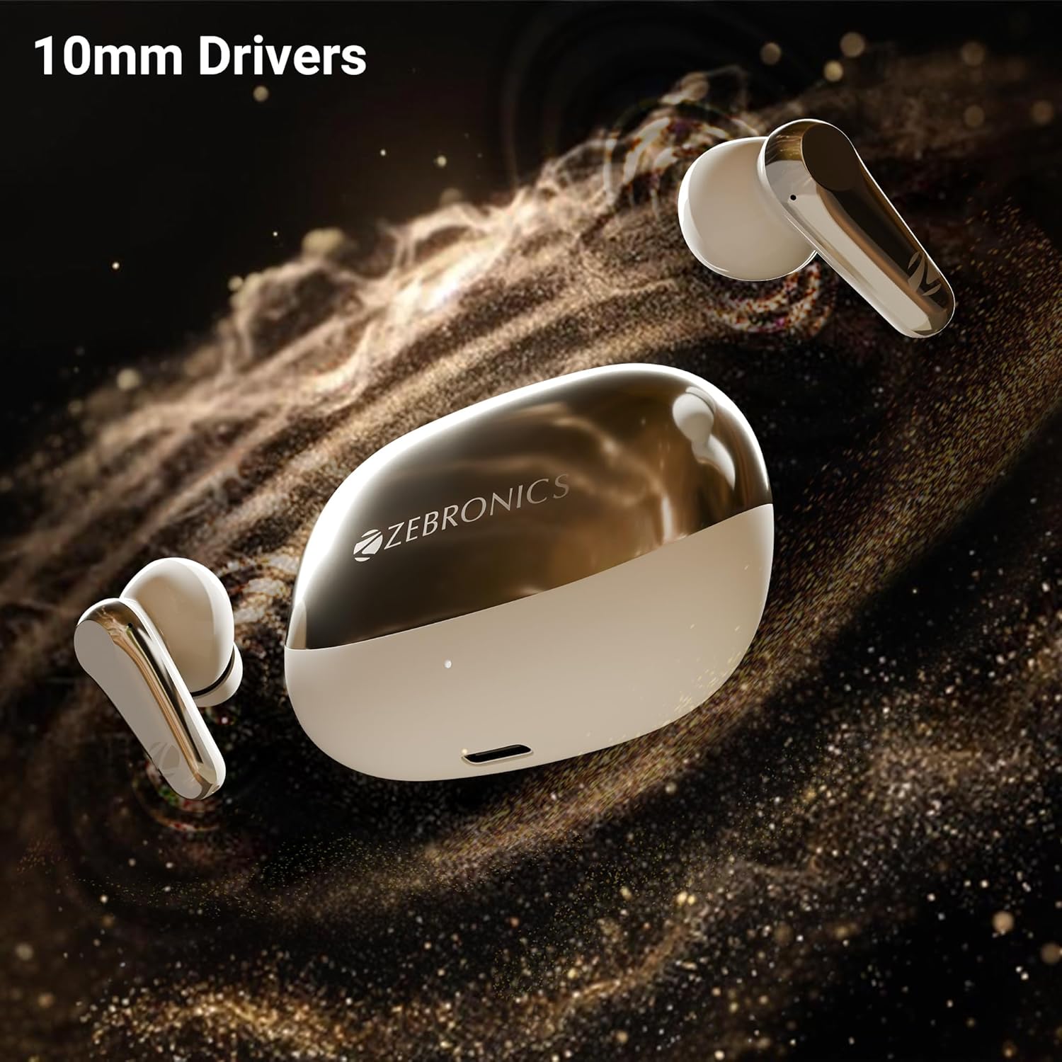 ZEBRONICS Monk+, in-Ear, Noise Cancellation Earbuds
