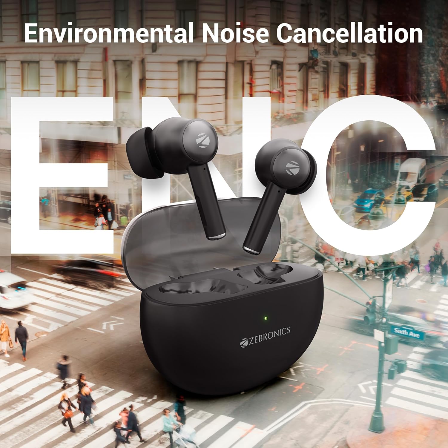 ZEBRONICS Mist in Ear Wireless Earbuds