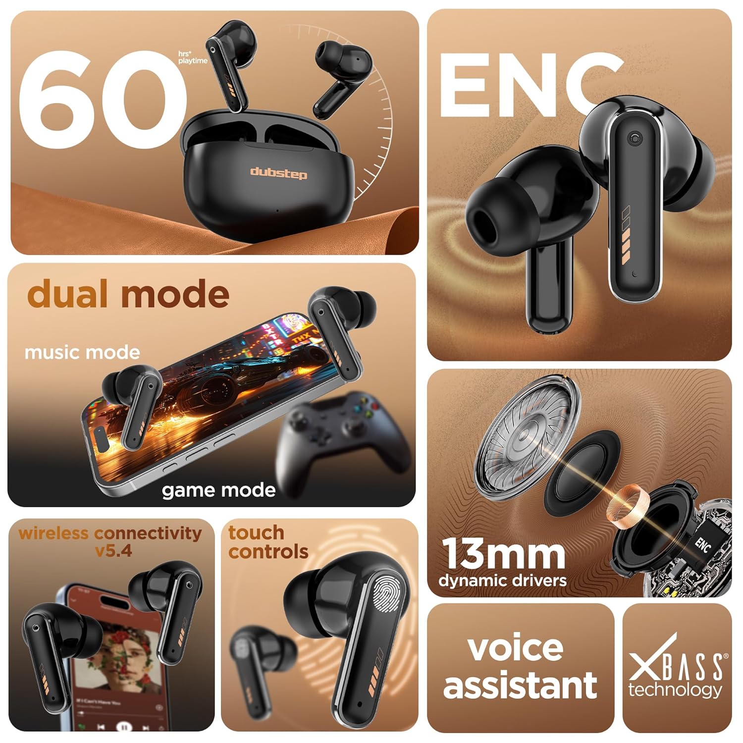 Dubstep Buzz X9 Wireless Earbuds