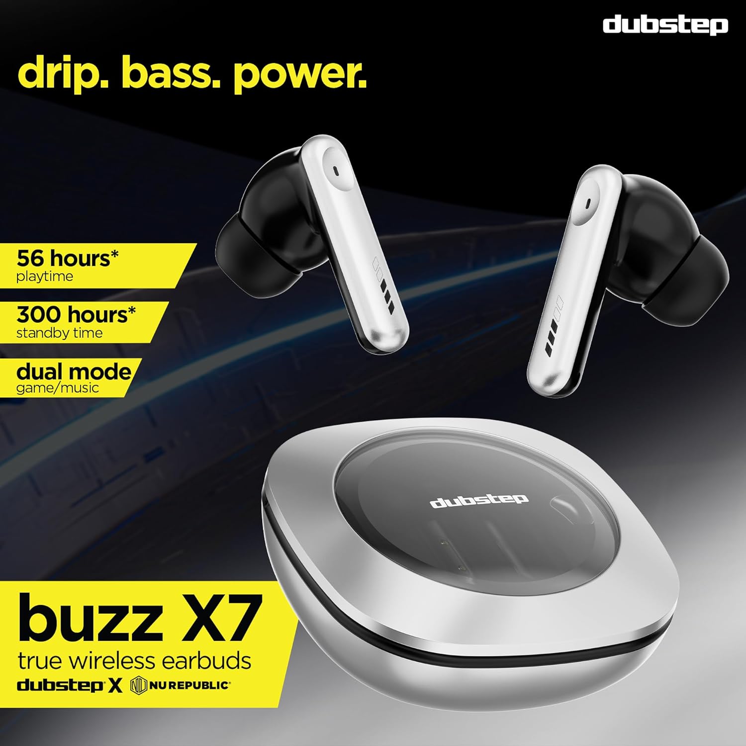 Dubstep Buzz X7 in-Ear Wireless Earbuds