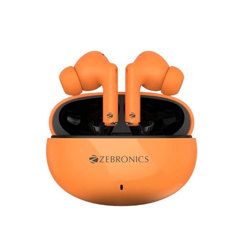 ZEBRONICS Zeb PODS 121 Orange Touch Control