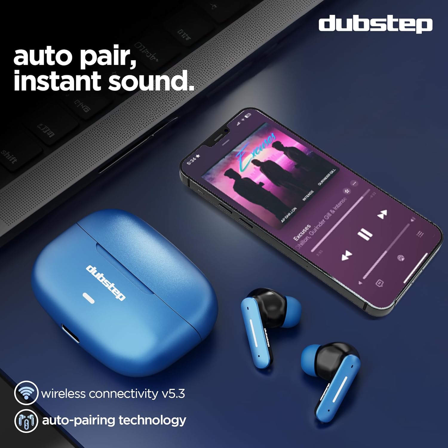 Dubstep Buzz X6 TWS Ear Buds Wireless Earphones