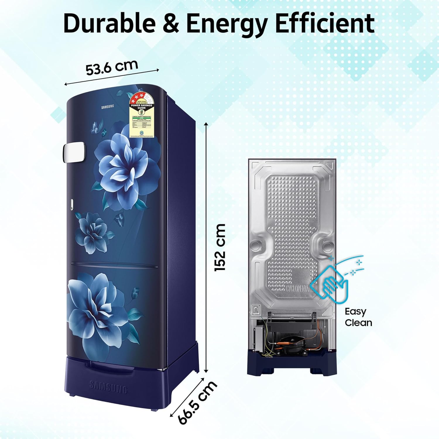 Samsung 223 L Digital Inverter Direct-Cool Single Door Refrigerator RR24D2Z23CU