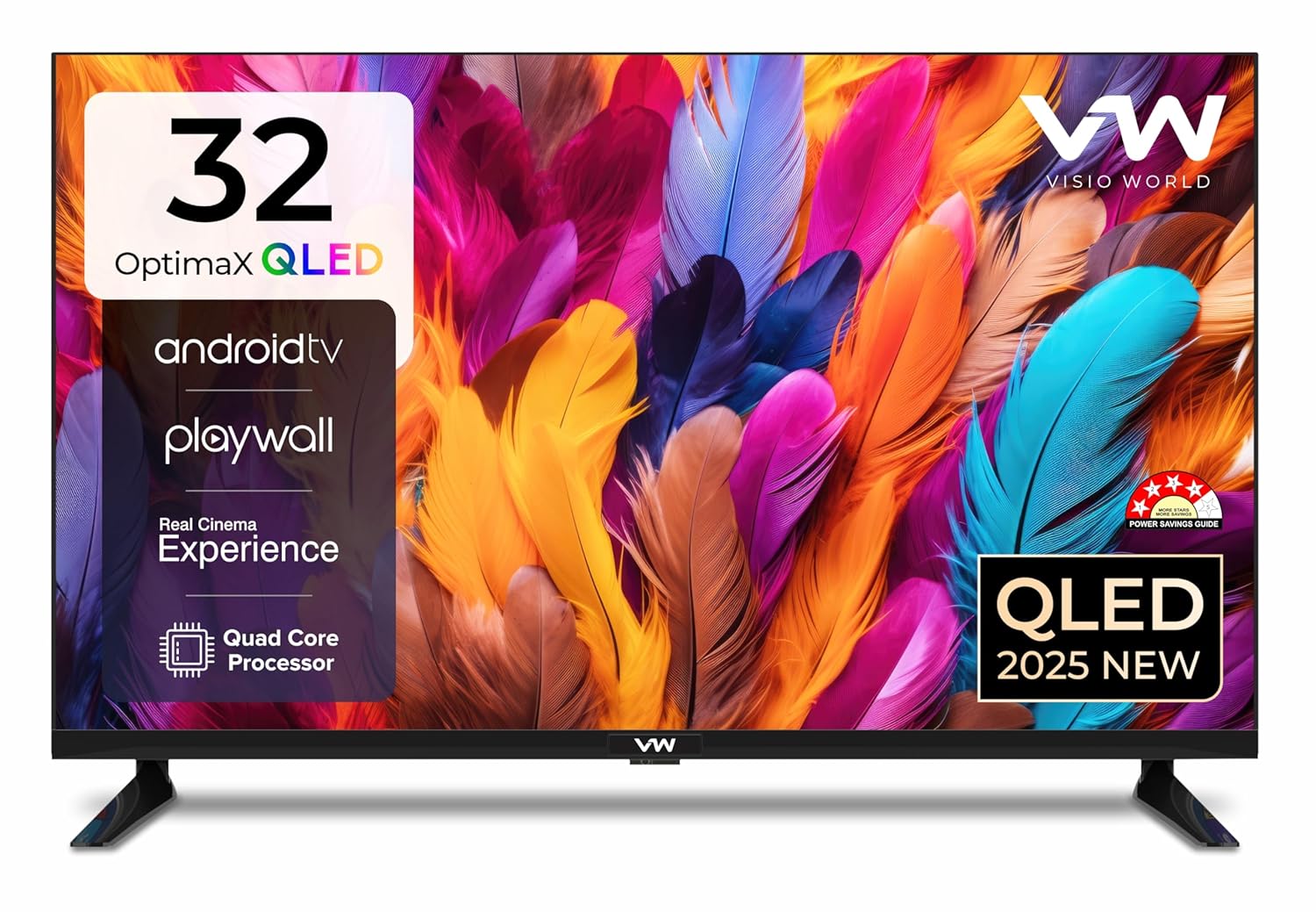 VW 80 cm (32 inch) Playwall Frameless Series HD Ready Android Smart LED TV Model VW3251