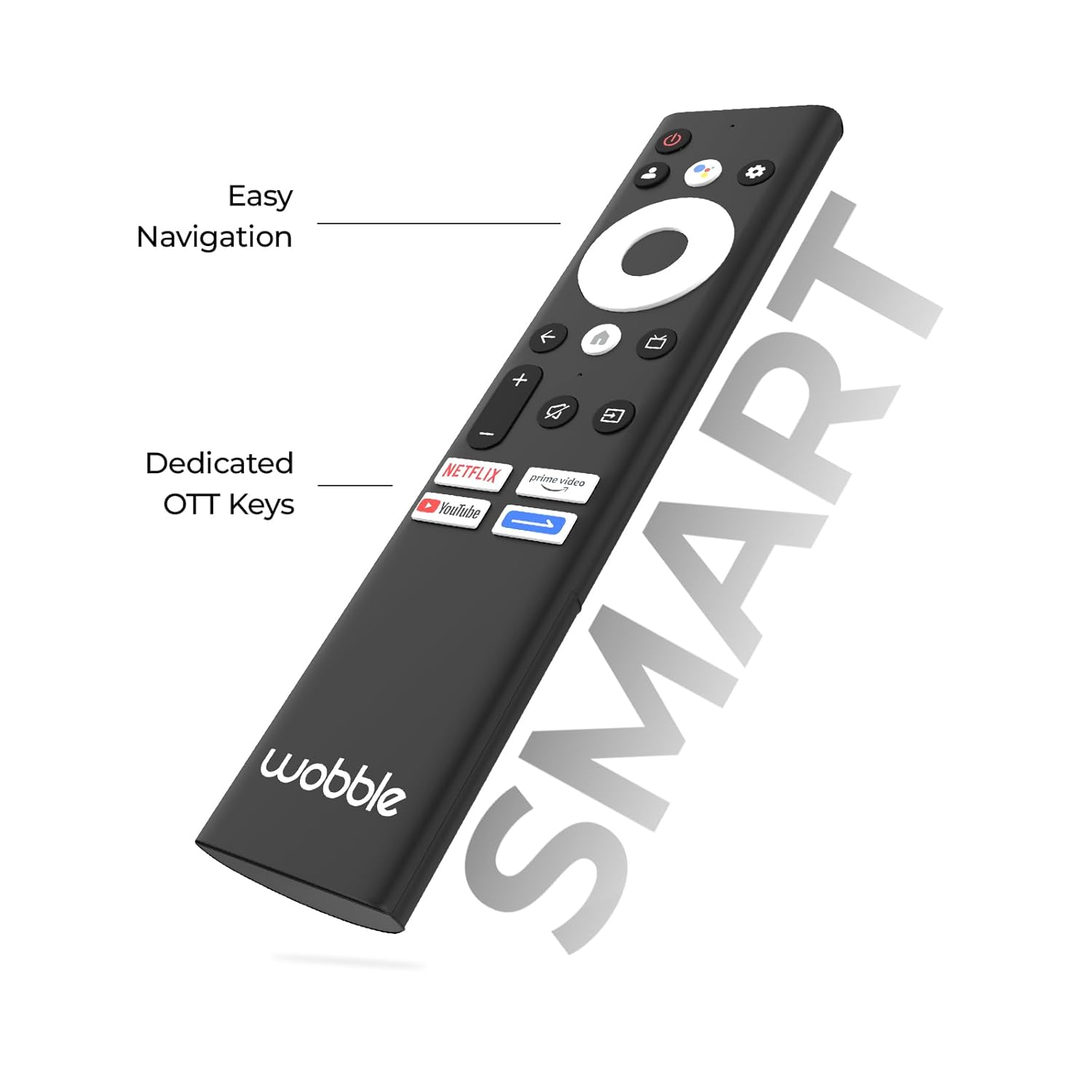 Wobble 109 cm (43 inch) UD Series 4K Ultra HD Smart LED Google TV Model WB43GTAW9602UDFL