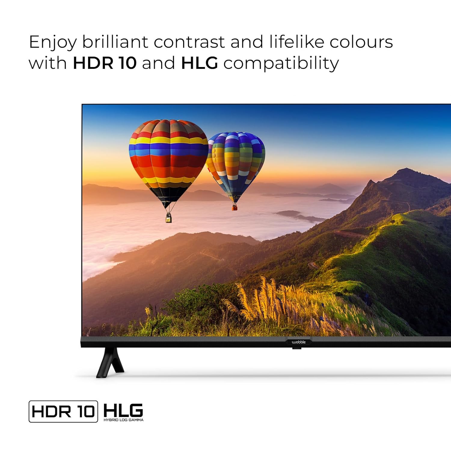 Wobble 109 cm (43 inch) UD Series 4K Ultra HD Smart LED Google TV Model WB43GTAW9602UDFL