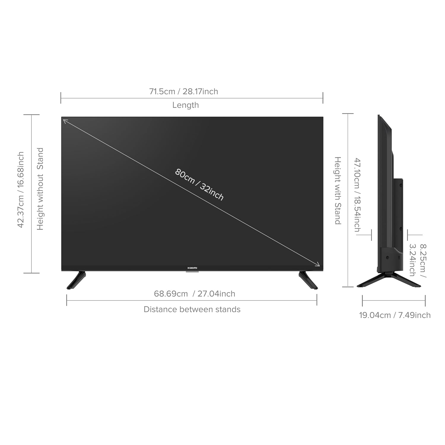 Xiaomi Mi Smart TV A 80 cm (32 inch) HD Ready Smart Google LED TV Model L32MA-AIN