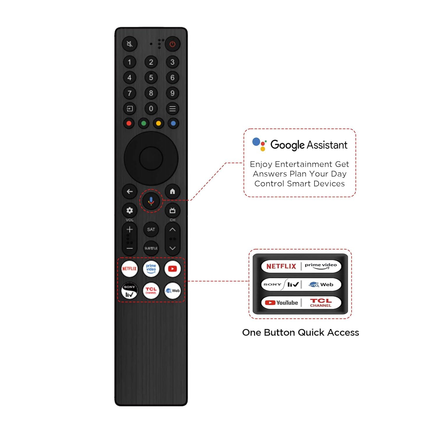 TCL 108 cm (43 inch) 4K Ultra HD Smart QLED Google TV Model 43P71K