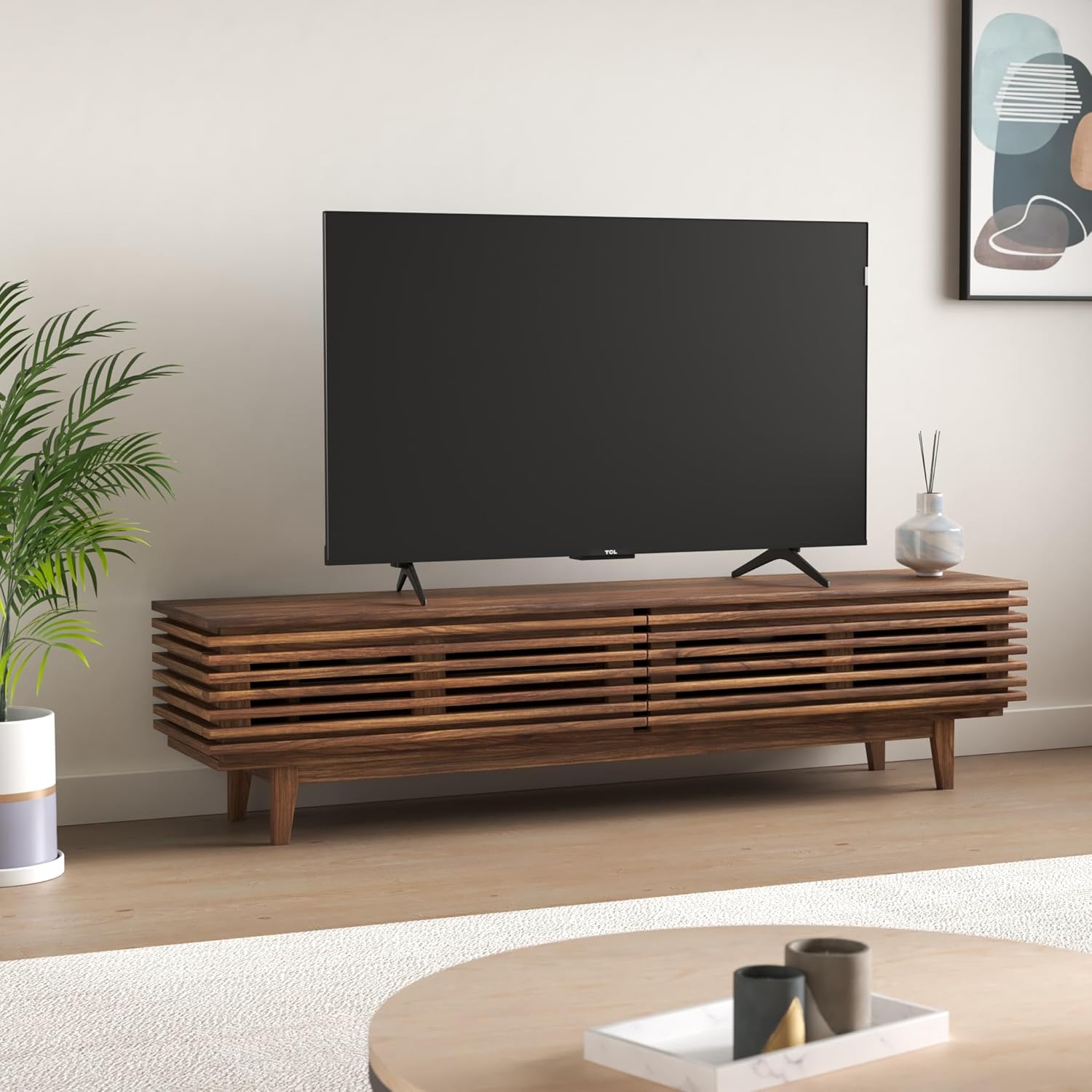 TCL 139 cm (55 inch) 4K Ultra HD Smart QLED Google TV Model 55C61B
