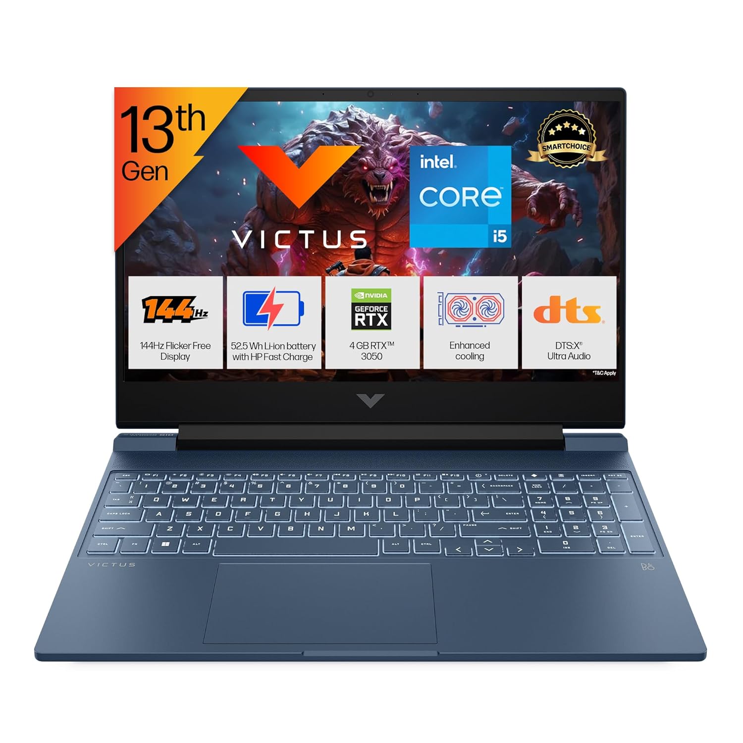 HP Smartchoice Victus 13th Gen Intel Core i5-13420H