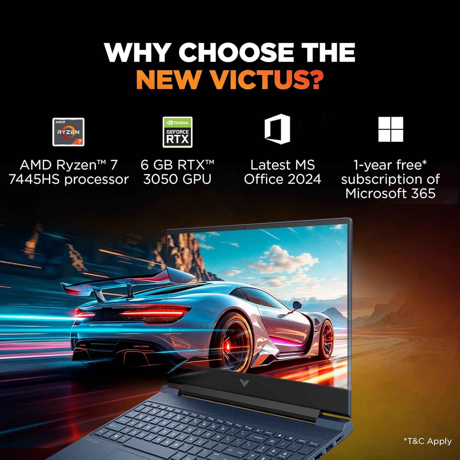 HP Victus AMD Ryzen 7 7445HS