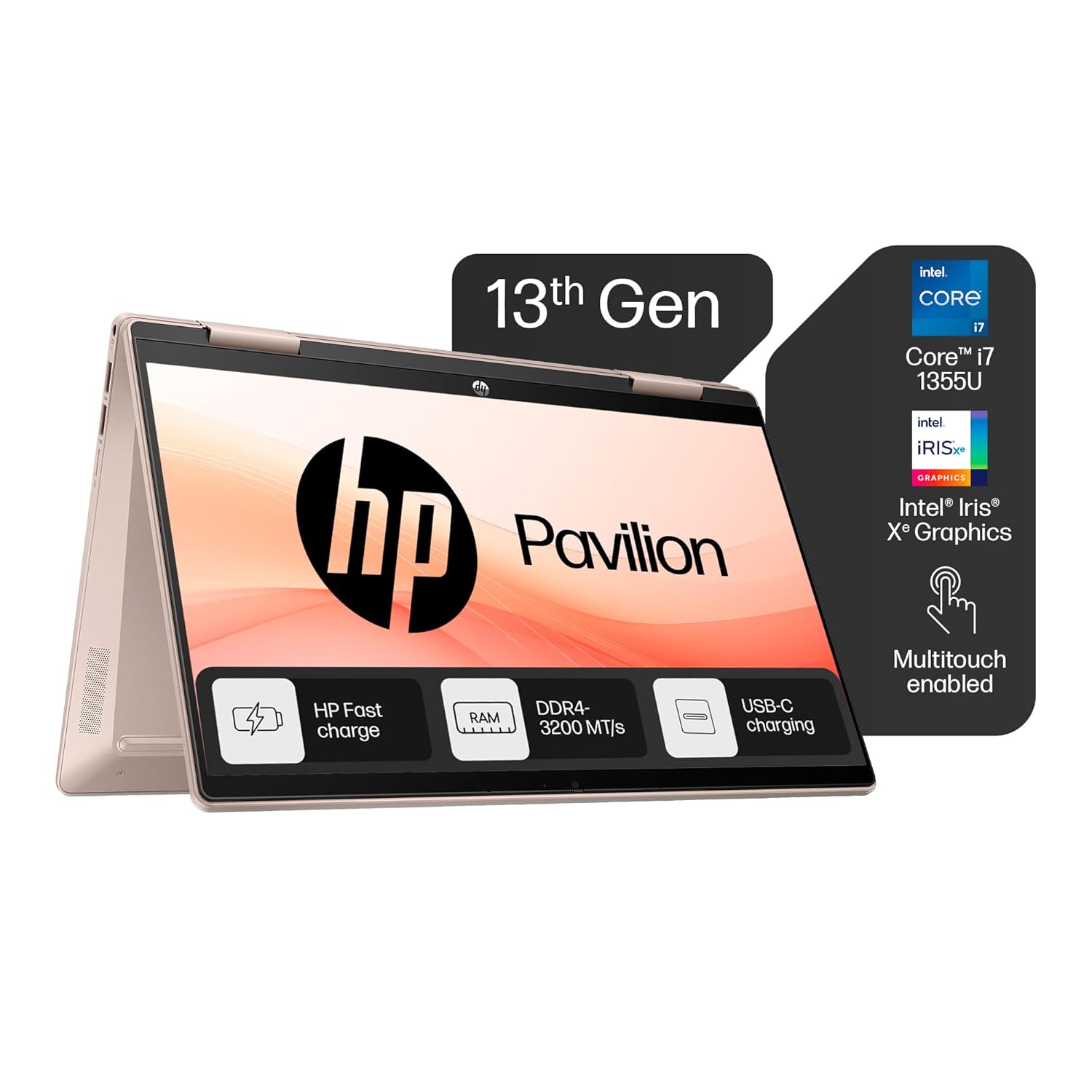 HP Pavilion x360 13th Gen Intel Core i7-1355U