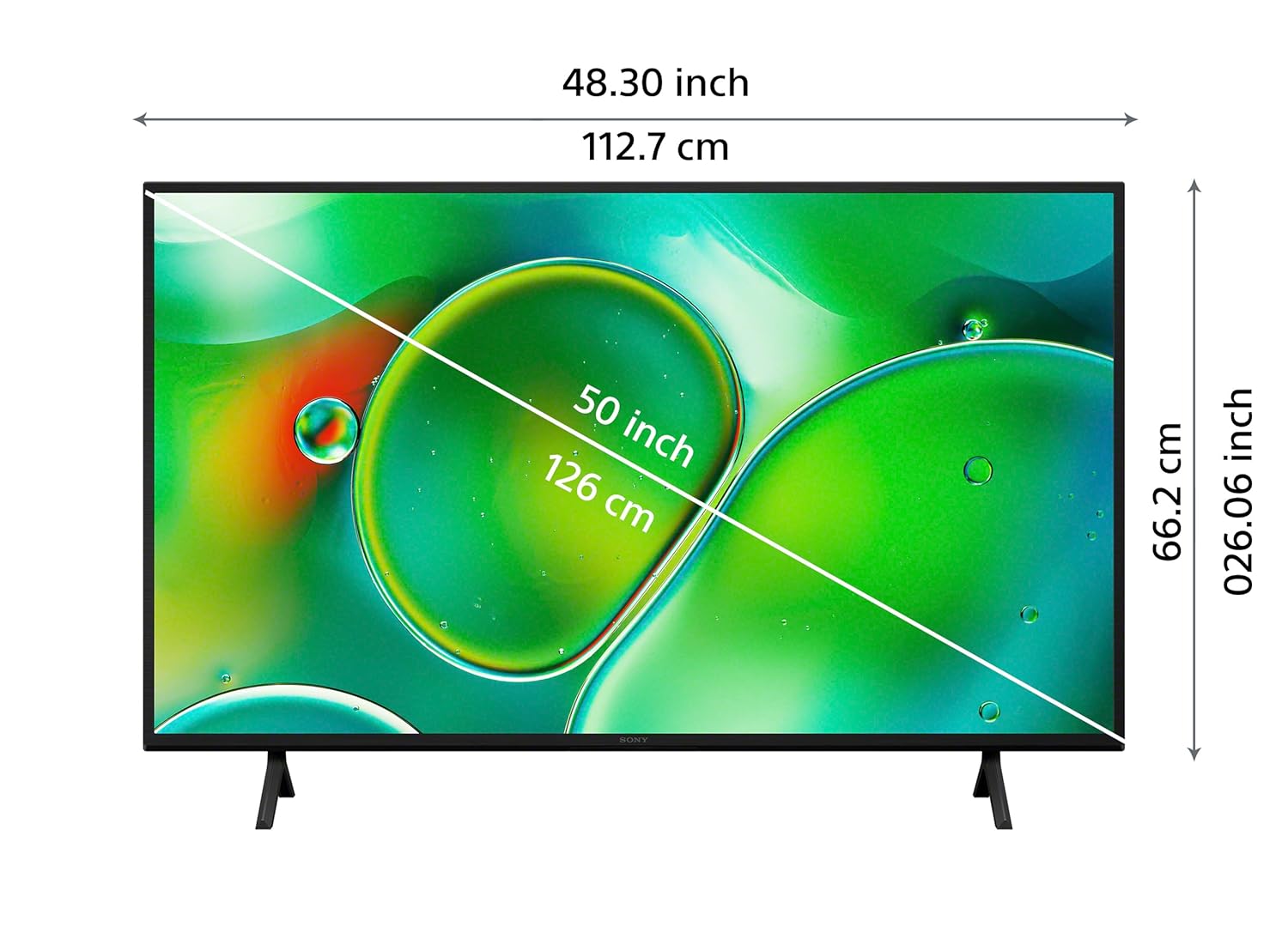 Sony BRAVIA 2 Series 126 cm (50 inch) 4K Ultra HD Smart LED Google TV Model K-50S25