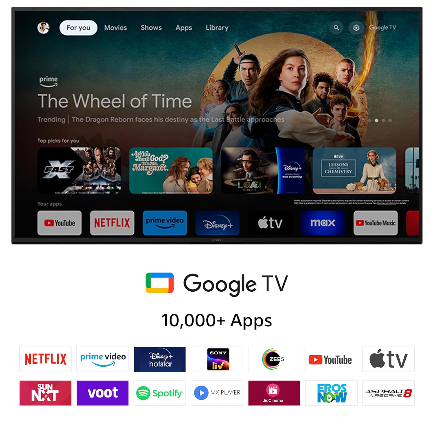 Sony BRAVIA 80 cm (32 inch) HD Ready Smart LED Google TV Model KD-32W825