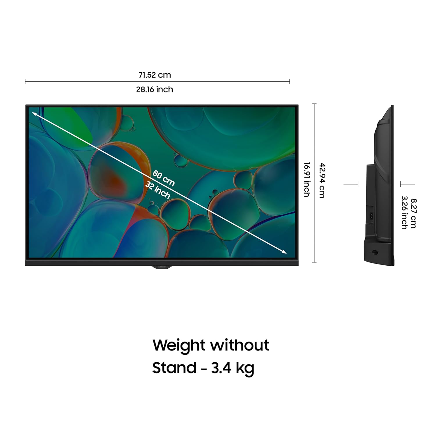 Samsung 80 cm (32 inch) HD Smart LED TV Model UA32H4520FUXXL