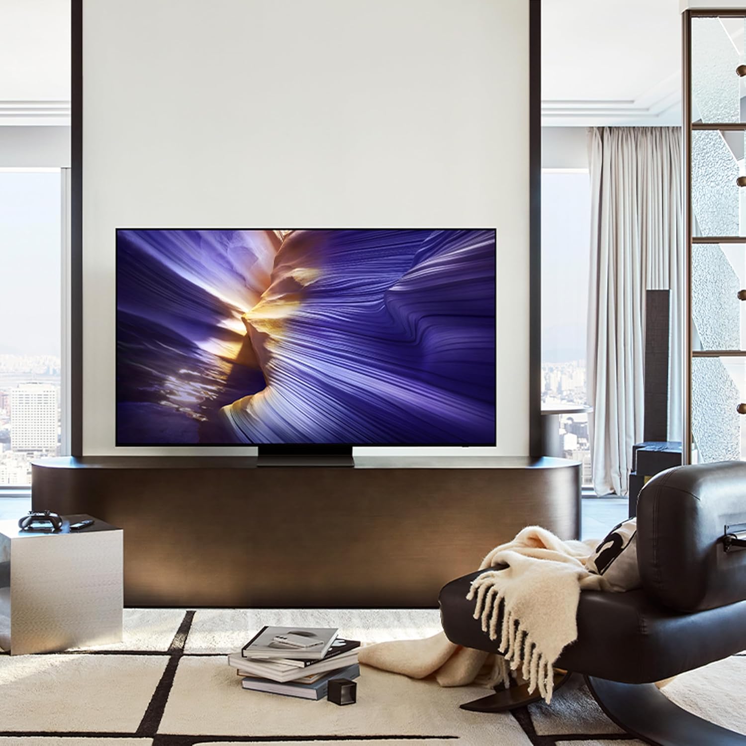 Samsung 163 cm (65 inch) 4K Ultra HD Smart OLED TV Model QA65S90FAELXL