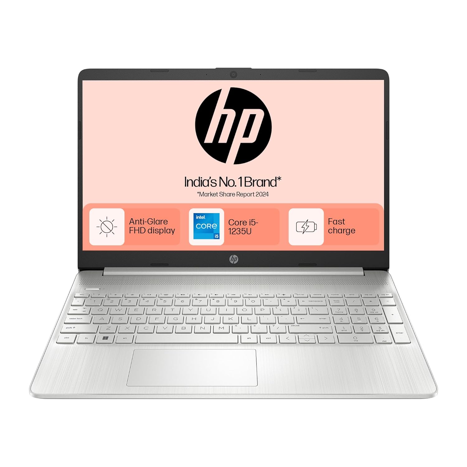 HP 15s Laptop 12th Gen Intel Core i5-1235U