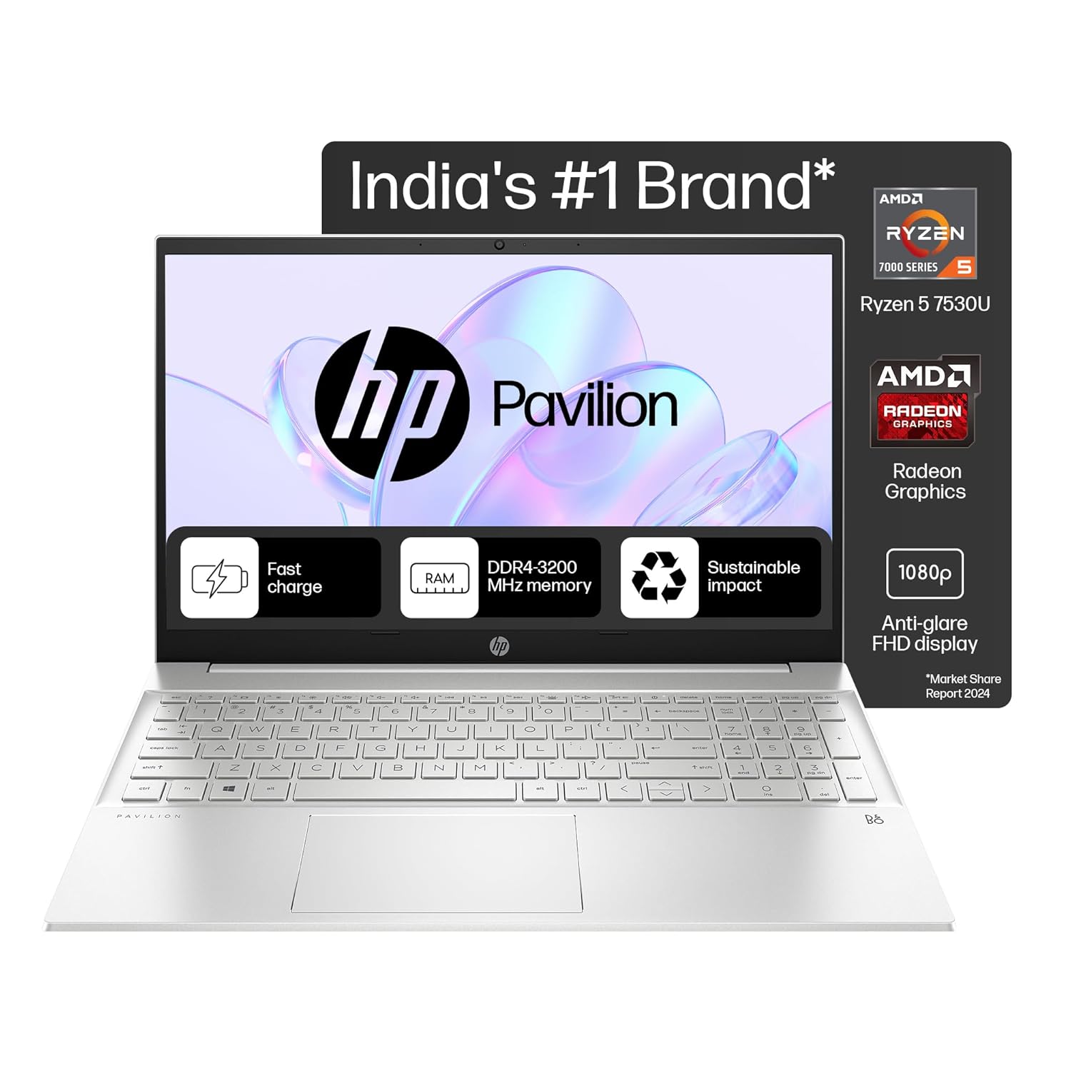 HP Pavilion 15 AMD Ryzen 5 7530U