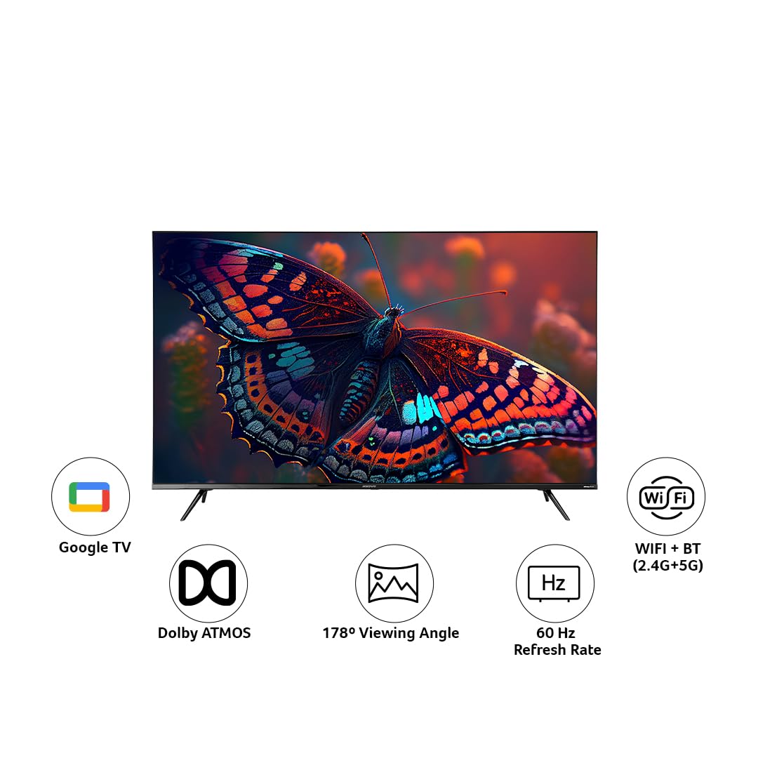 Acerpure 164 cm (65 inch) Elevate Series Ultra HD (4K) QLED Smart Google TV Model AP65UG51QEVTD