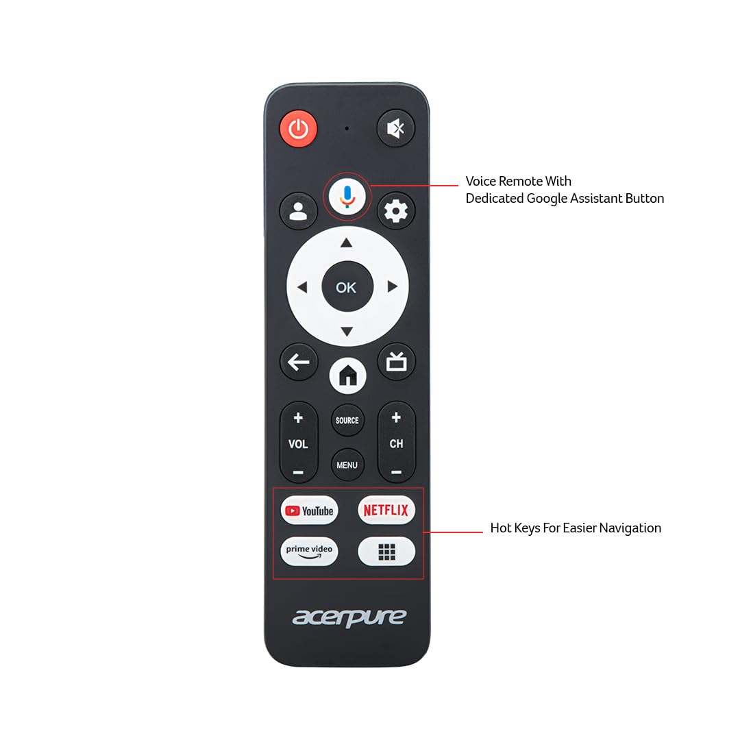 Acerpure 164 cm (65 inch) Elevate Series Ultra HD (4K) QLED Smart Google TV Model AP65UG51QEVTD
