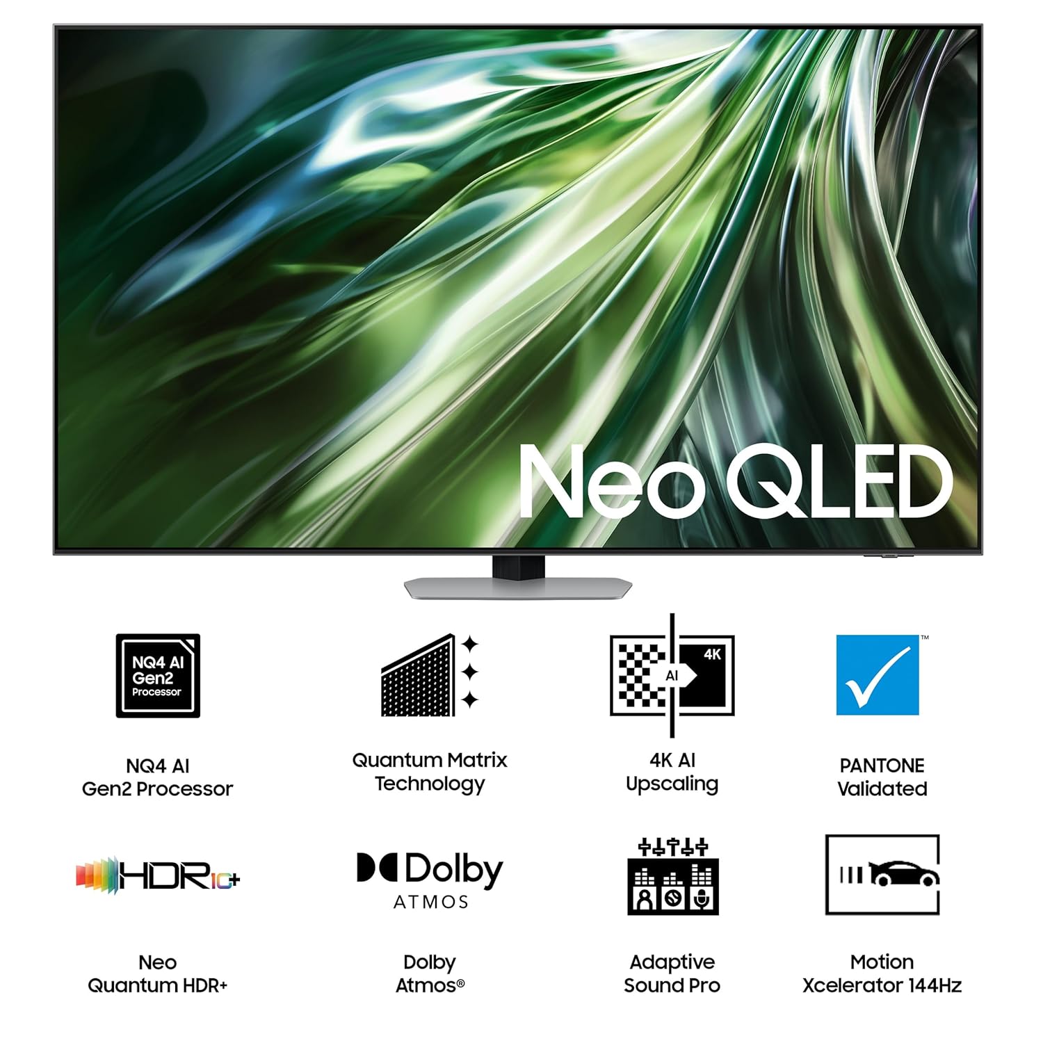 Samsung 163 cm (65 inch) 4K Ultra HD Mini LED AI Smart Neo QLED TV Model QA65QN90DAULXL