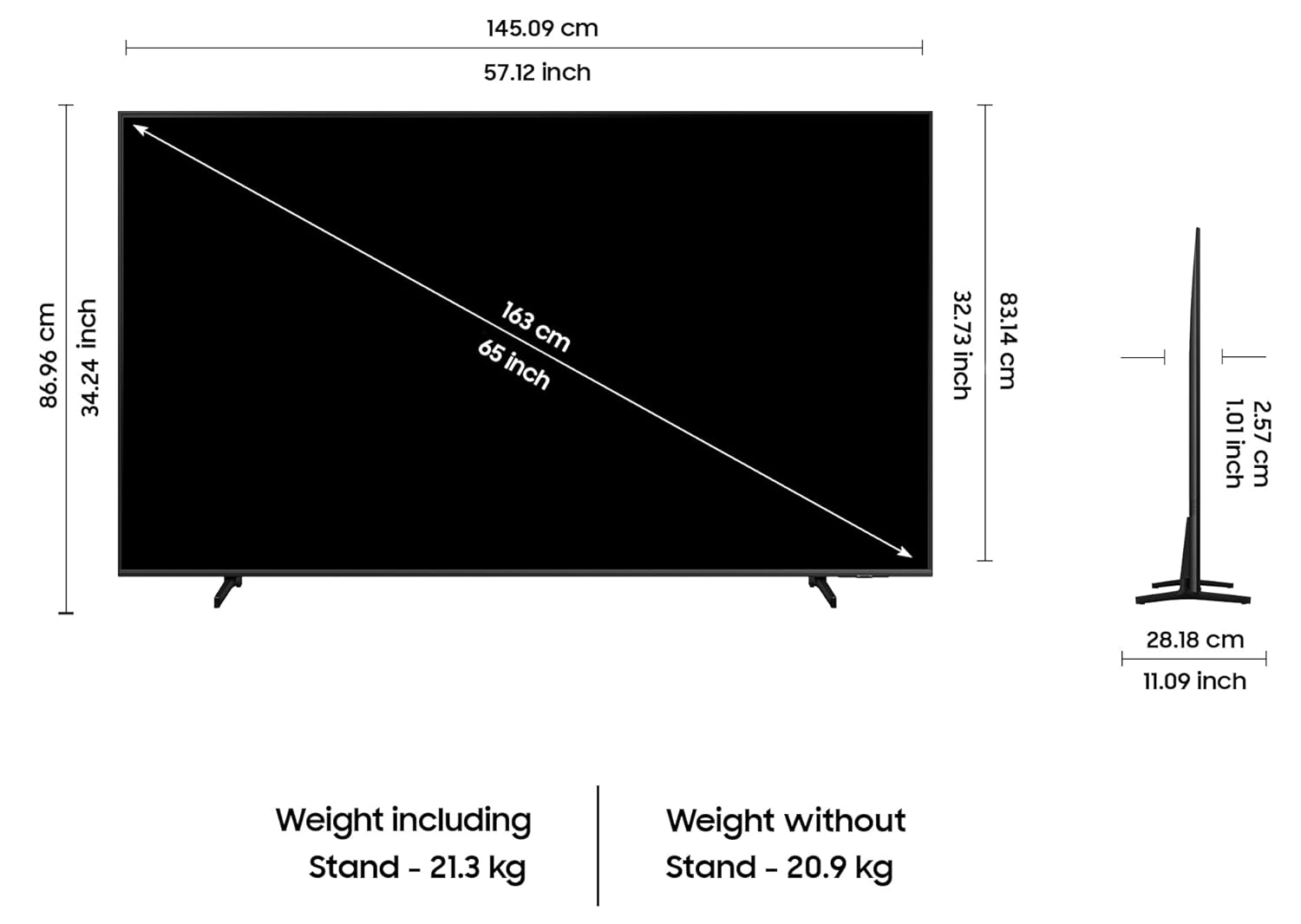 Samsung 163 cm (65 inch) QE1D Series 4K Ultra HD QLED Smart TV Model QA65QE1DAULXL