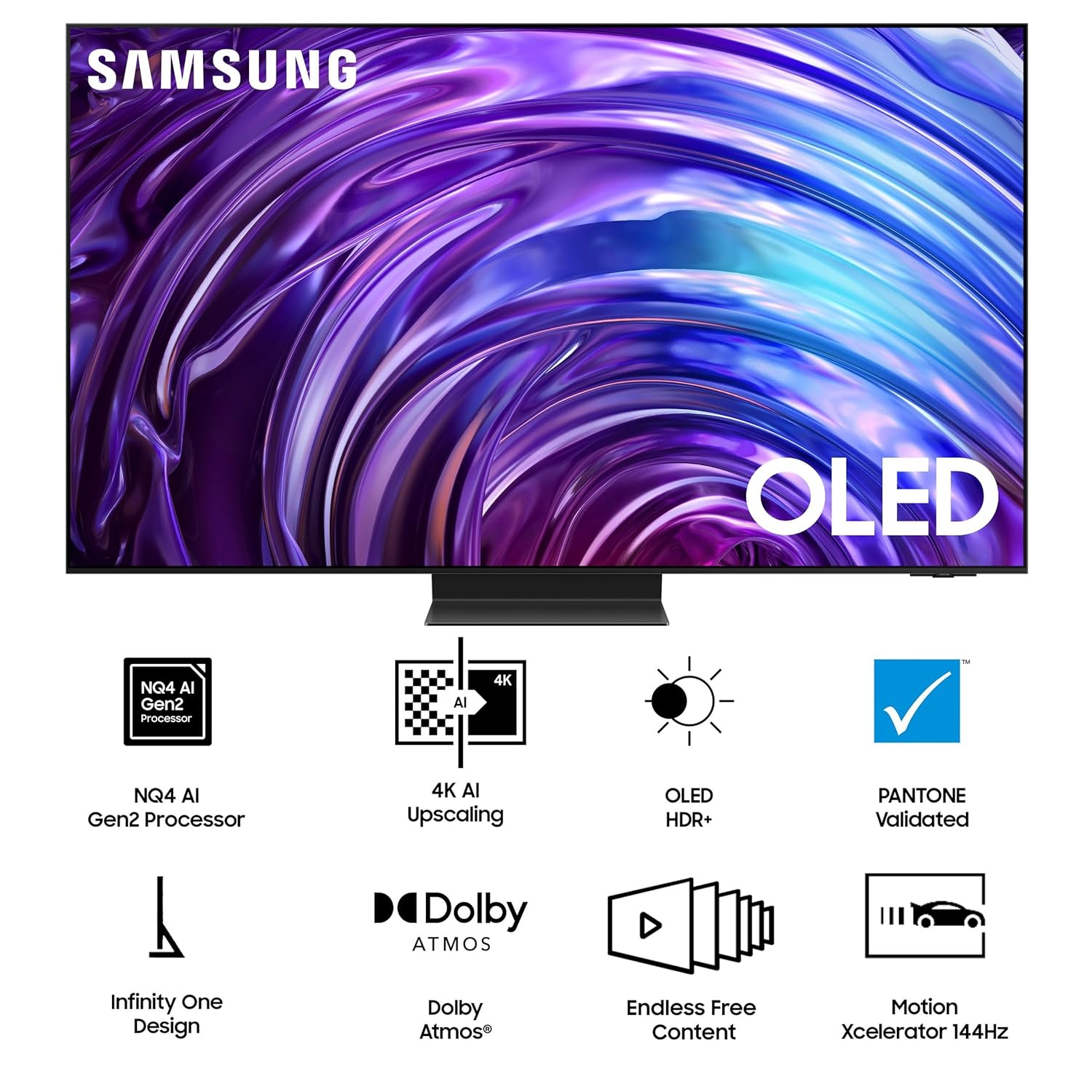 Samsung 163 cm (65 inch) 4K Ultra HD Smart OLED TV Model QA65S95DAULXL