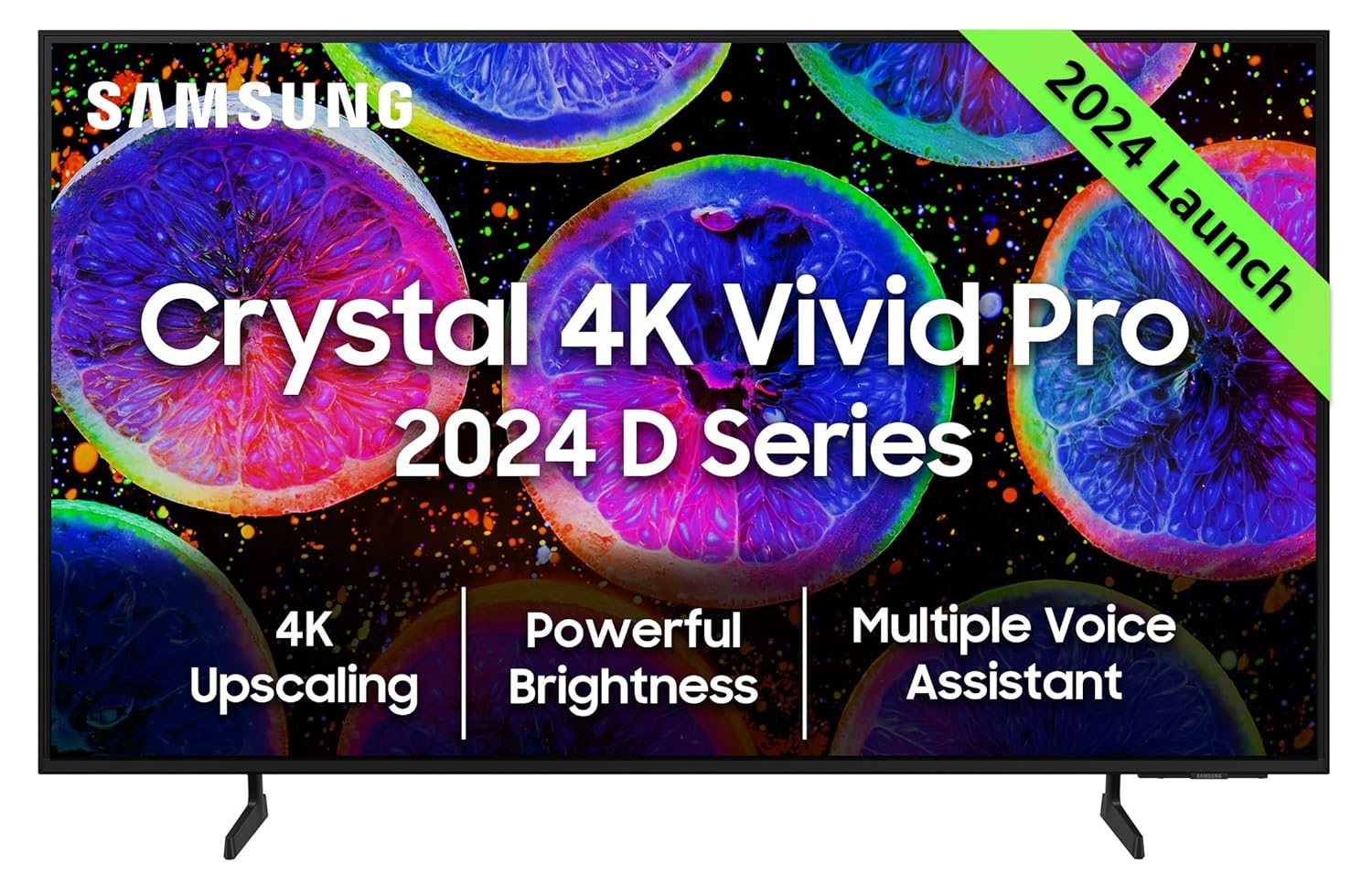 Samsung 138 cm (55 inch) D Series Brighter Crystal 4K Vivid Pro Ultra HD Smart LED TV Model UA55DUE77AKLXL