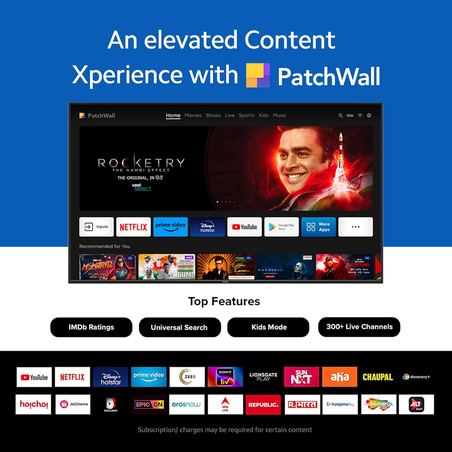 Redmi 164 cm (65 inch) X65 4K Android Smart LED TV with Dolby Vision & 30W Dolby Audio