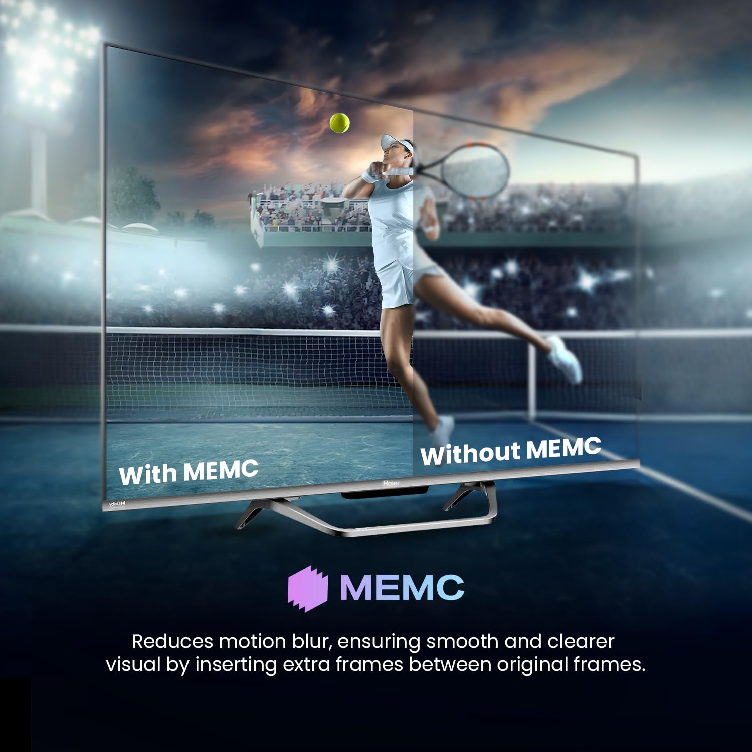 Haier 108 cm (43 inch) S800 Series 4K Ultra HD Smart QLED Google TV Model 43S800QT-P