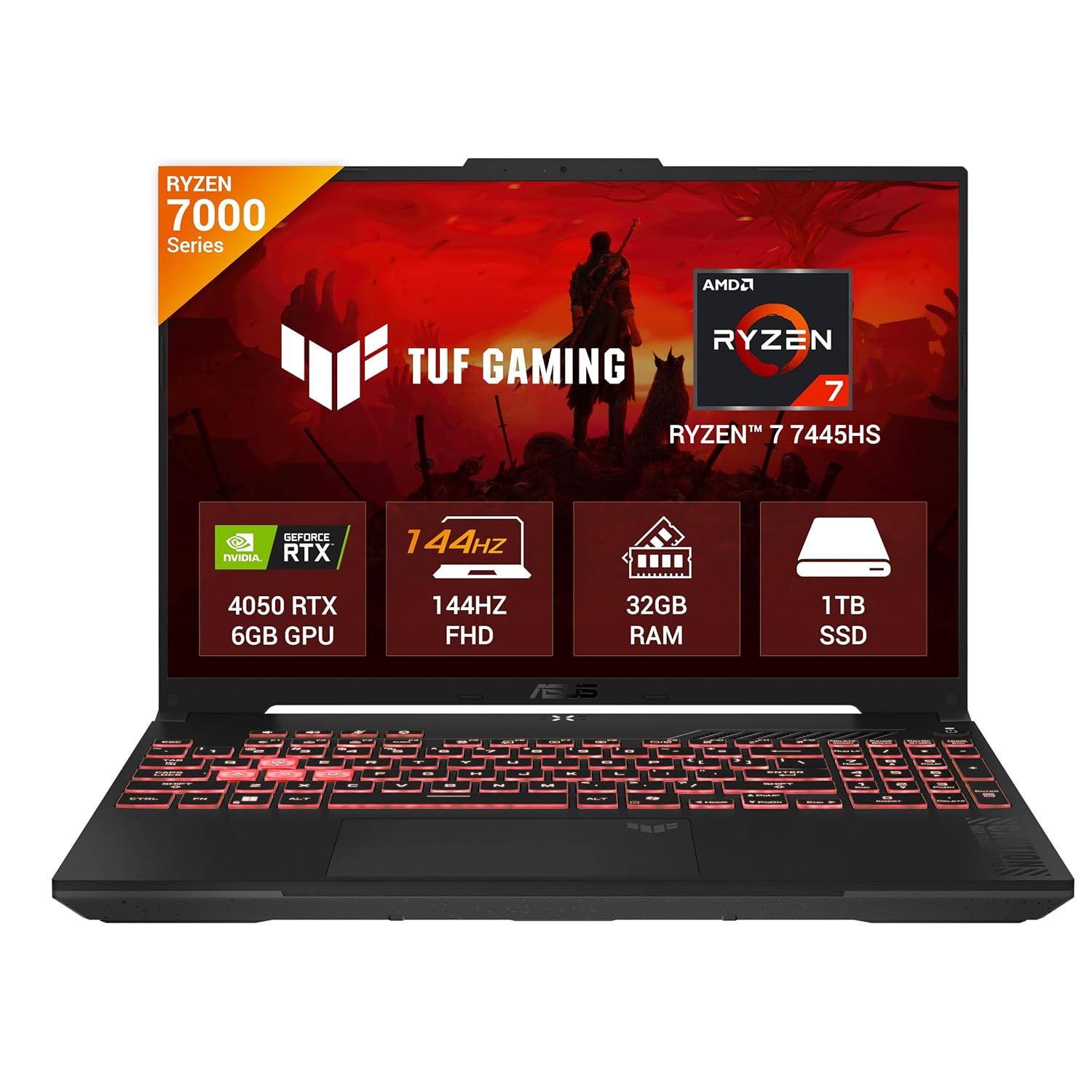 ASUS TUF A16 AMD Ryzen 7 7445HS Gaming Laptop RTX 4050