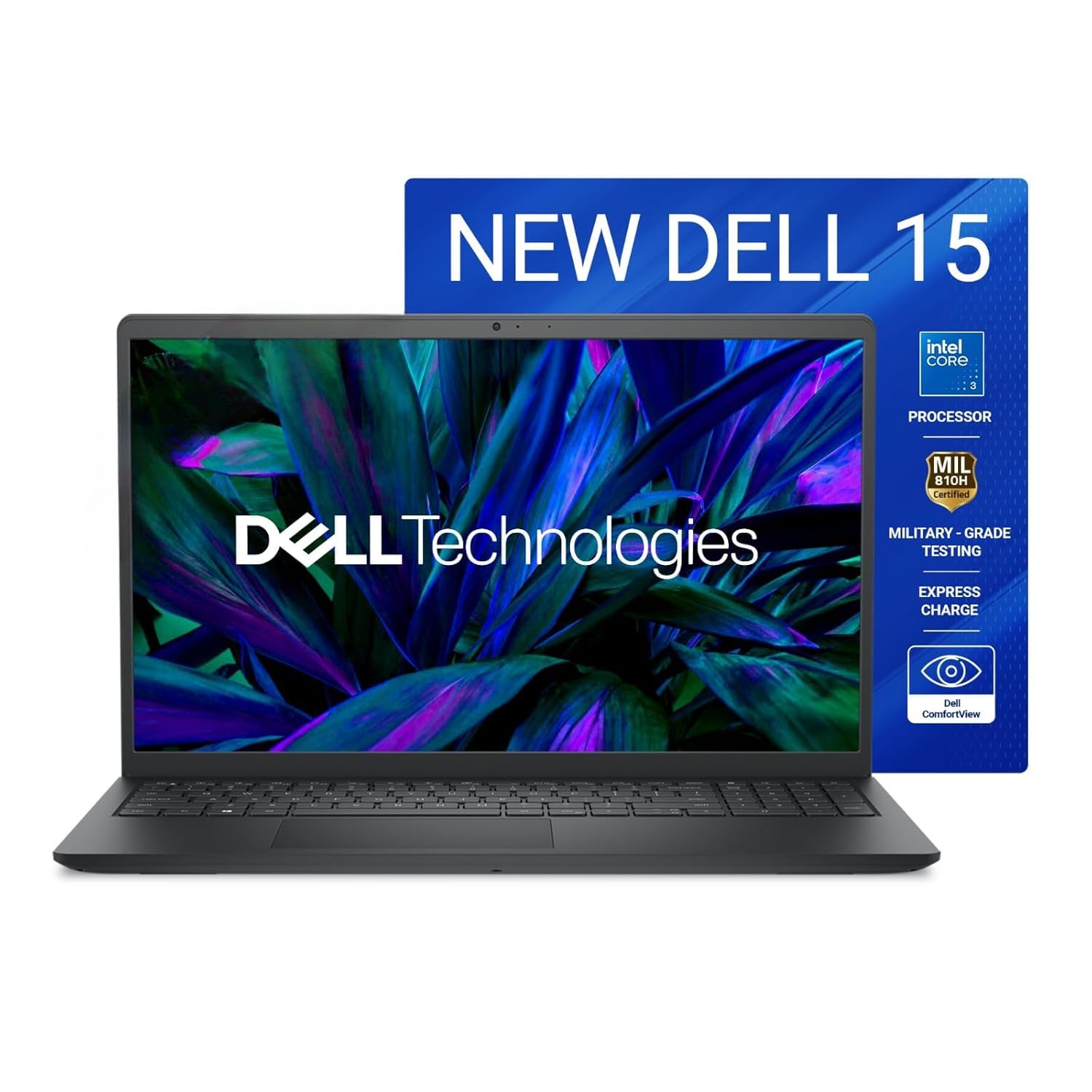 New Dell 15 Laptop Intel Core 3 100U