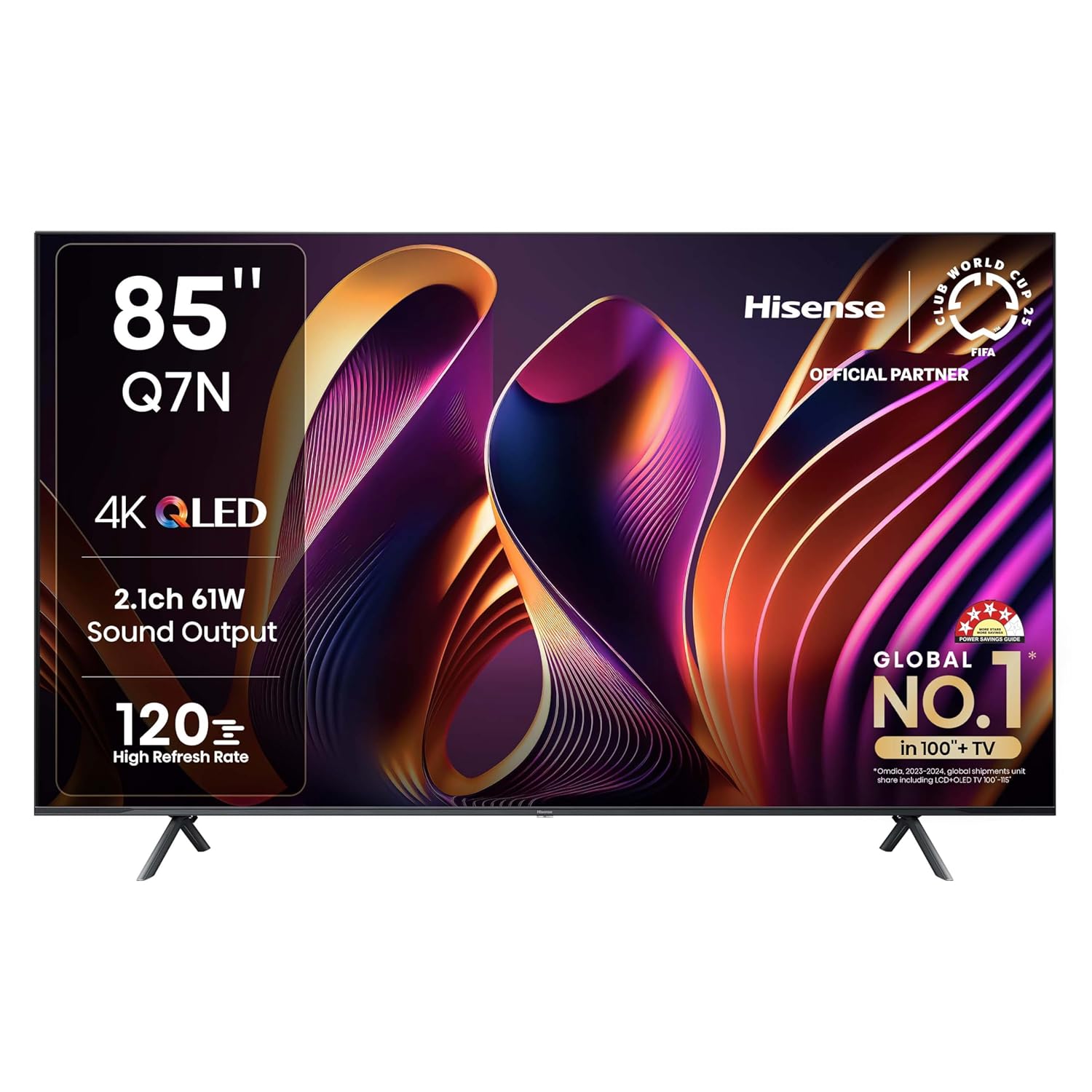 Hisense 215 cm (85 inch) Q7N Series 4K Ultra HD Smart QLED TV Model 85Q7N