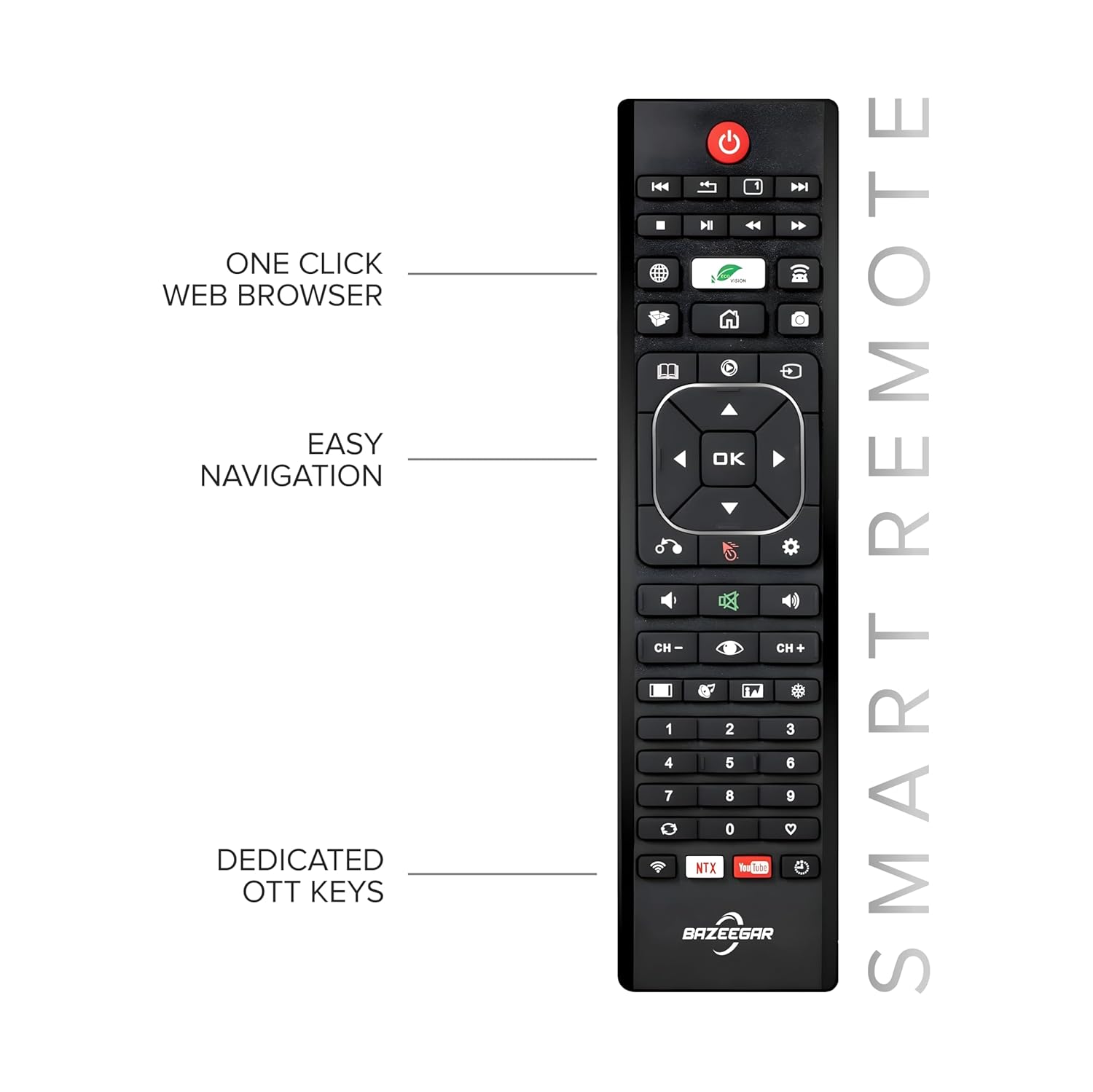 BazeeGar 109 cm (43 inch) Infinity Series 4K Ultra HD Smart QLED Android TV Model BAZQL43F1