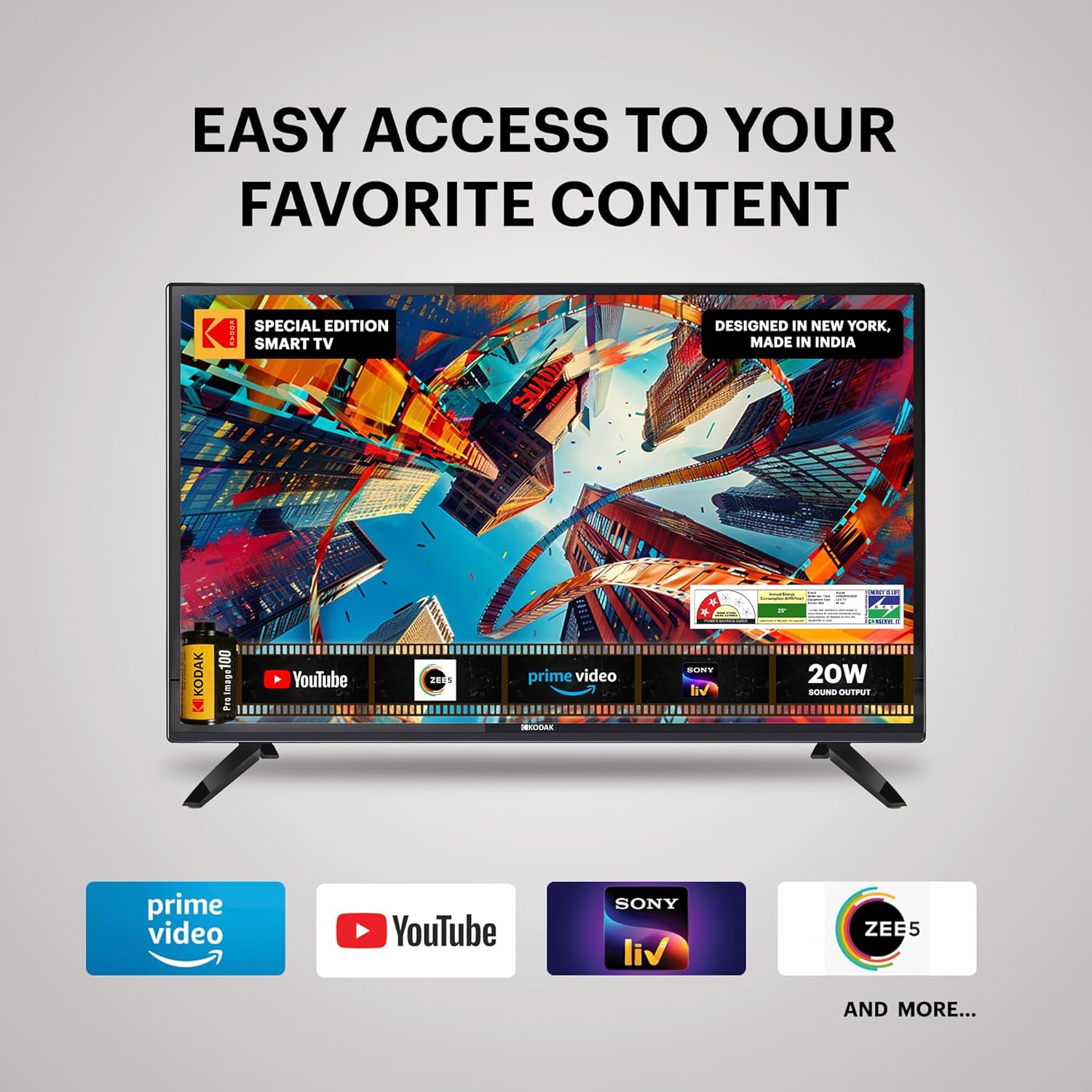 Kodak 60 cm (24 inch) Special Edition Series HD Ready Smart LED TV Model 24SE5002