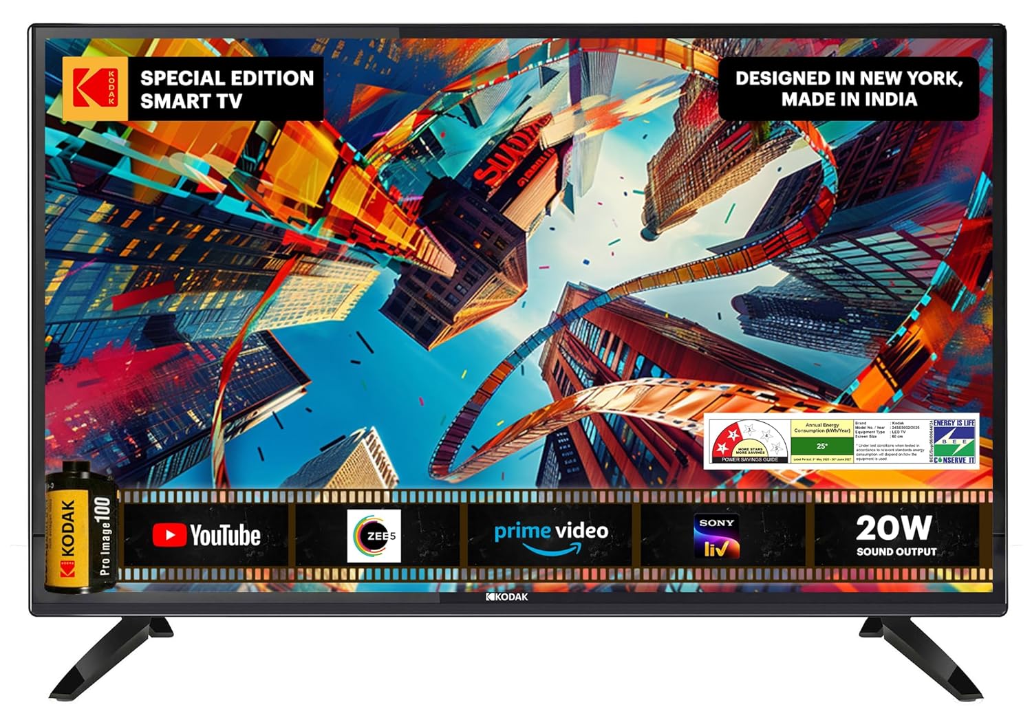 Kodak 60 cm (24 inch) Special Edition Series HD Ready Smart LED TV Model 24SE5002