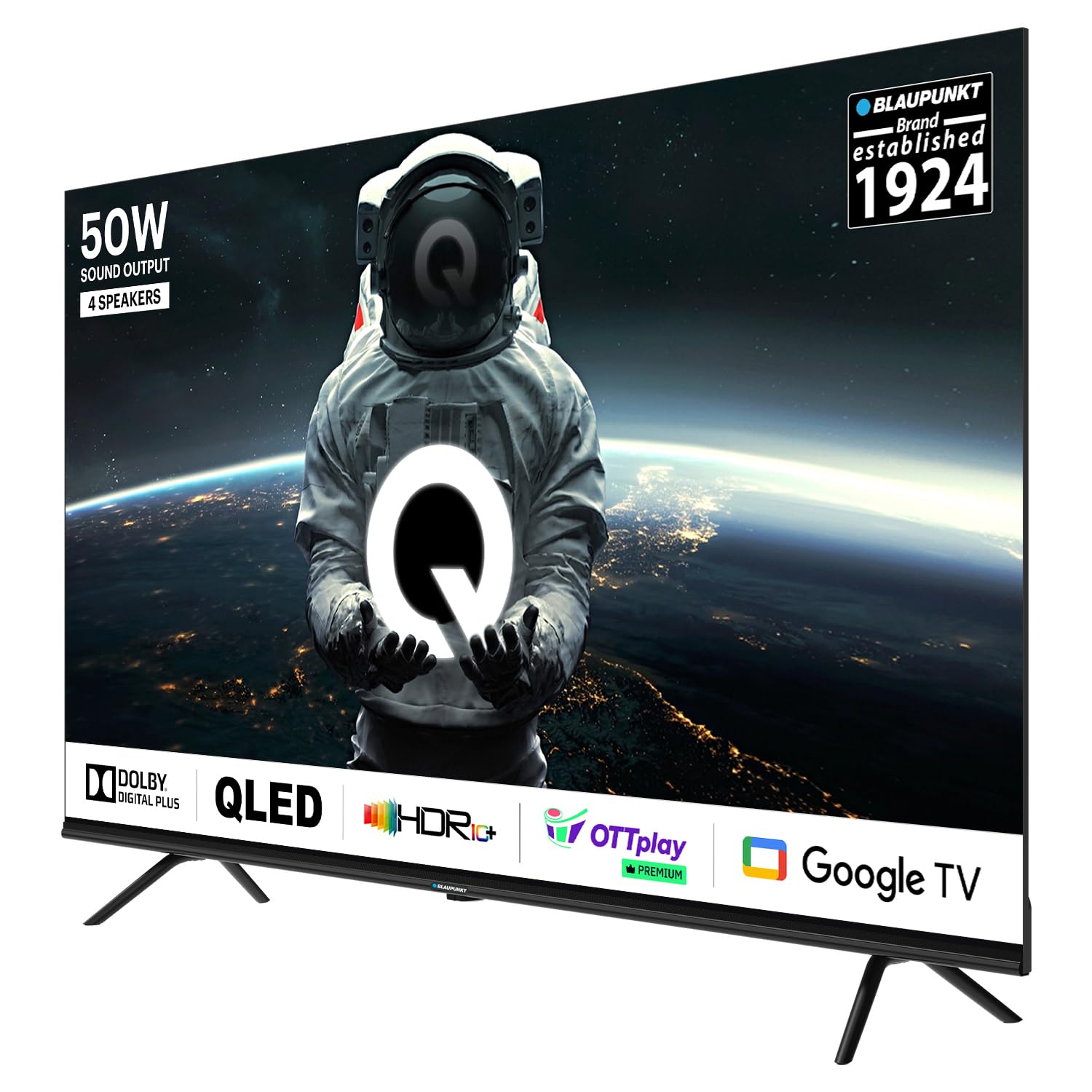 Blaupunkt 108 cm (43 inch) Quantum Dot Series 4K Ultra HD QLED Google TV Model 43QD7050