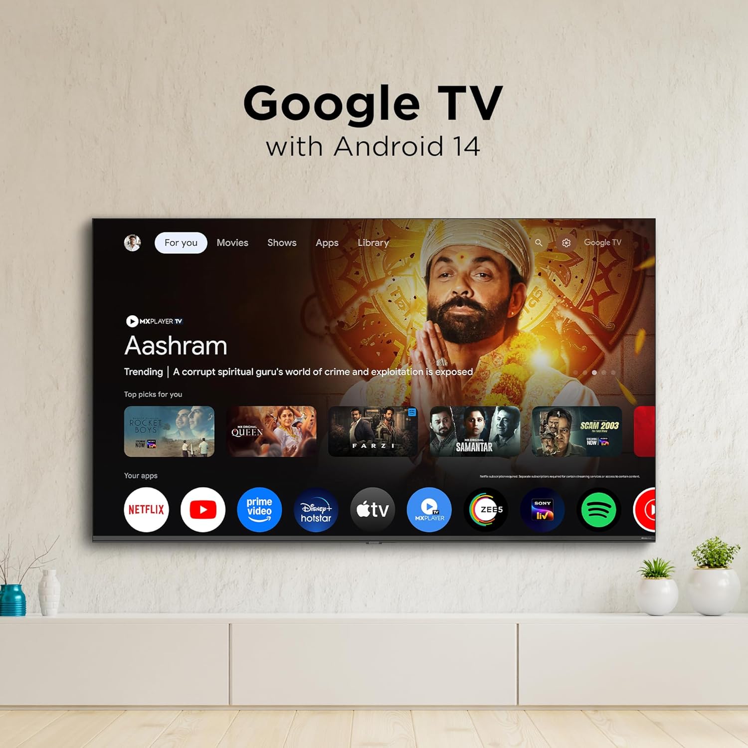 BLACK+DECKER 80 cm (32 inch) A1 Series HD Ready LED Smart Google TV Model BXTVGU32HD2841ATIN