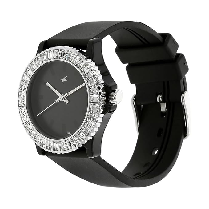 Fastrack Quartz Analog Black Dial
