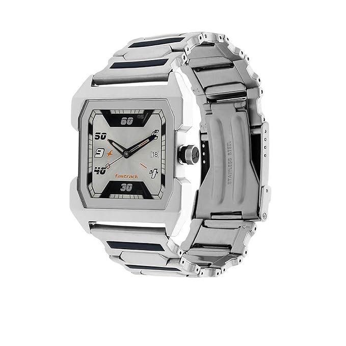 Fastrack Party Analog Silver Dial Men's