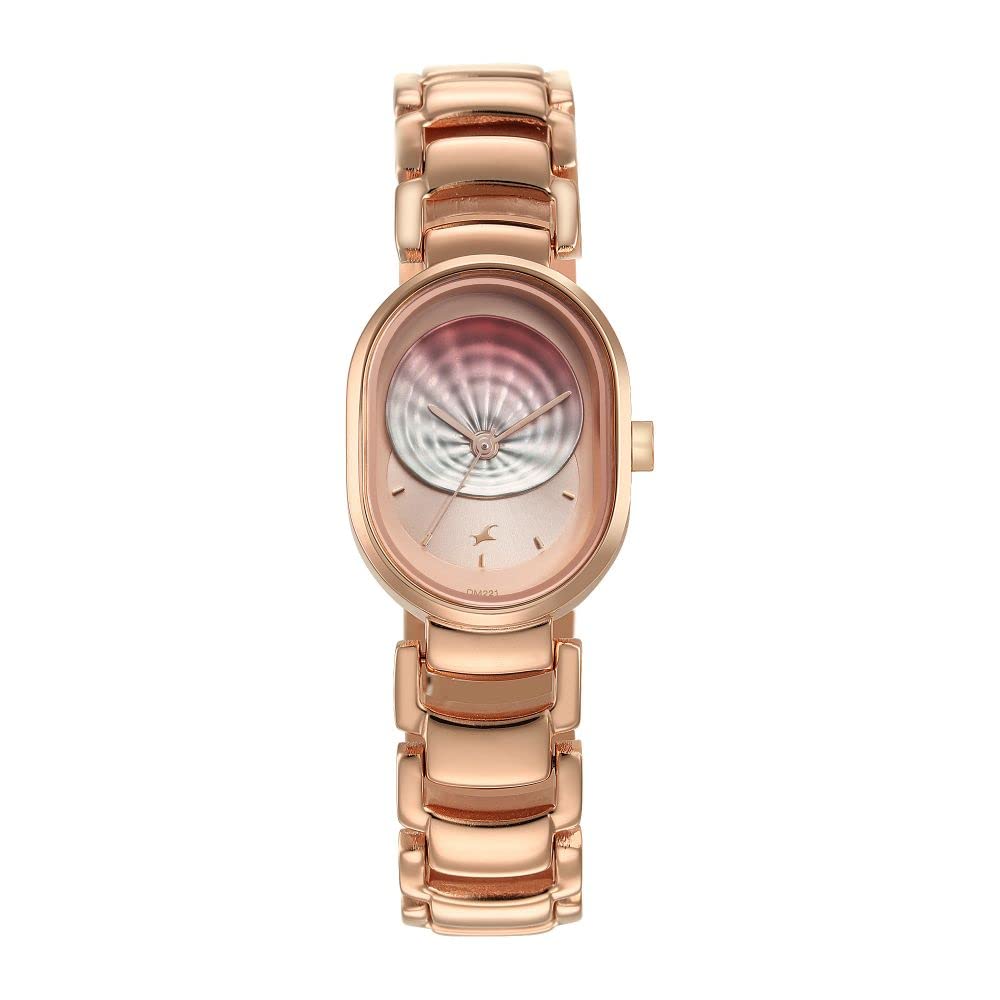 Fastrack Uptown Retreat Quartz Analog Rose Gold