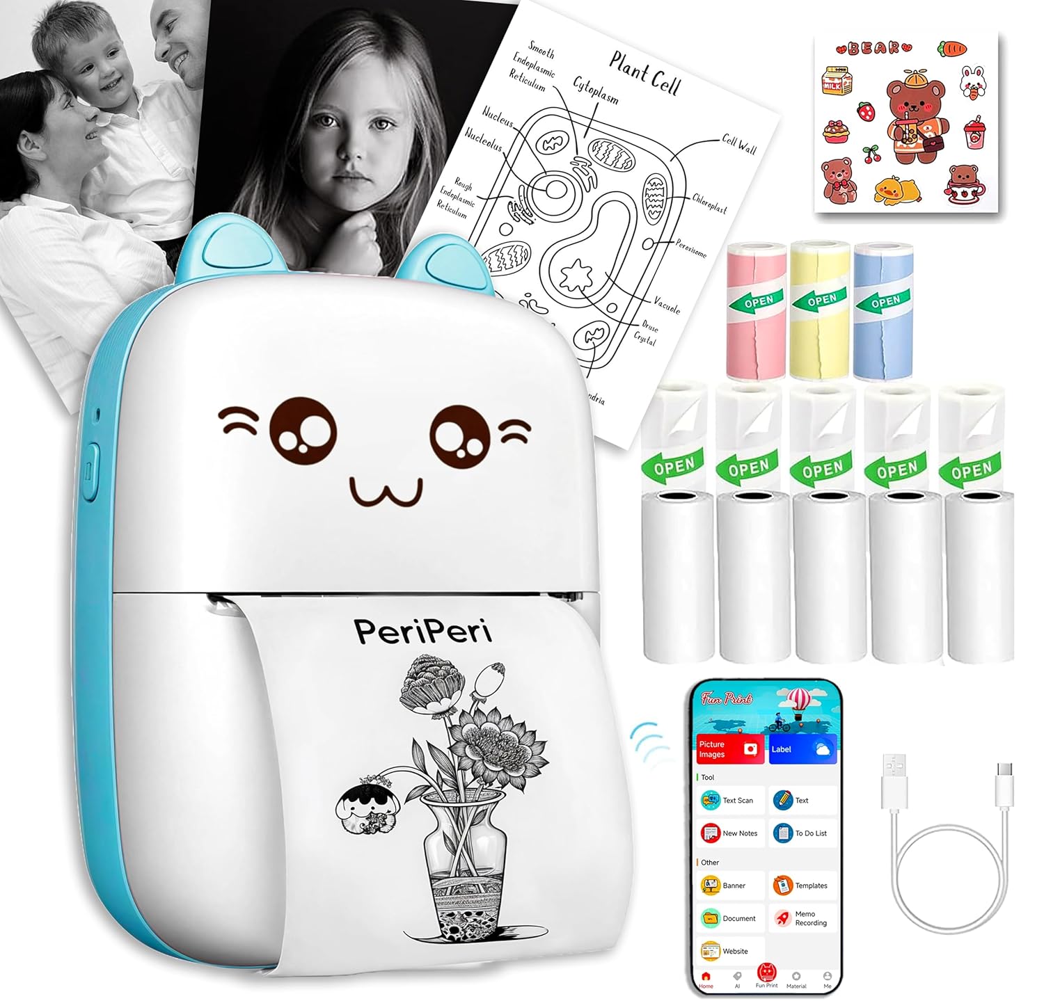 PeriPeri C6 Gift Box Combo Mini Thermal Printer