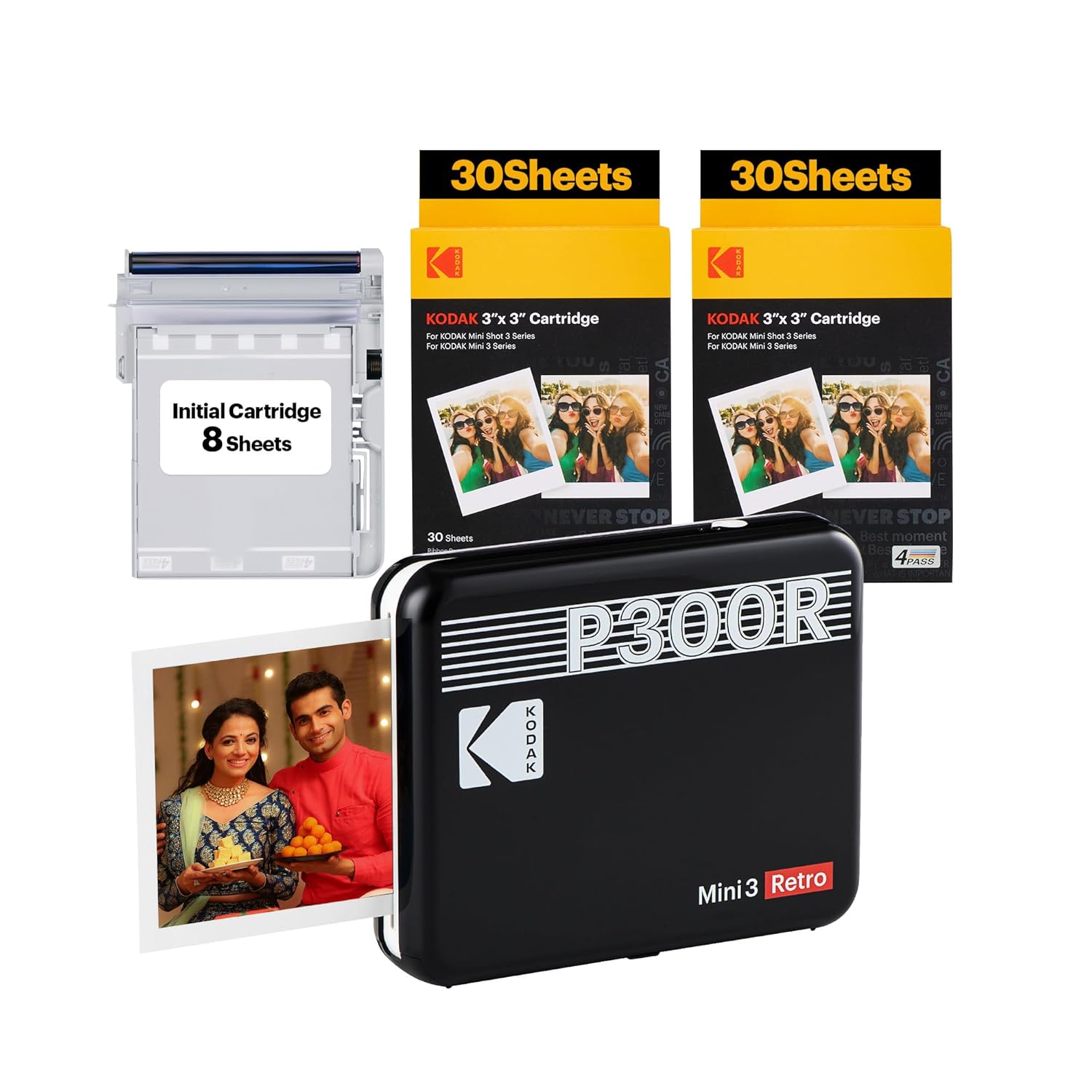 KODAK Mini 3 Retro, Portable Photo Printer