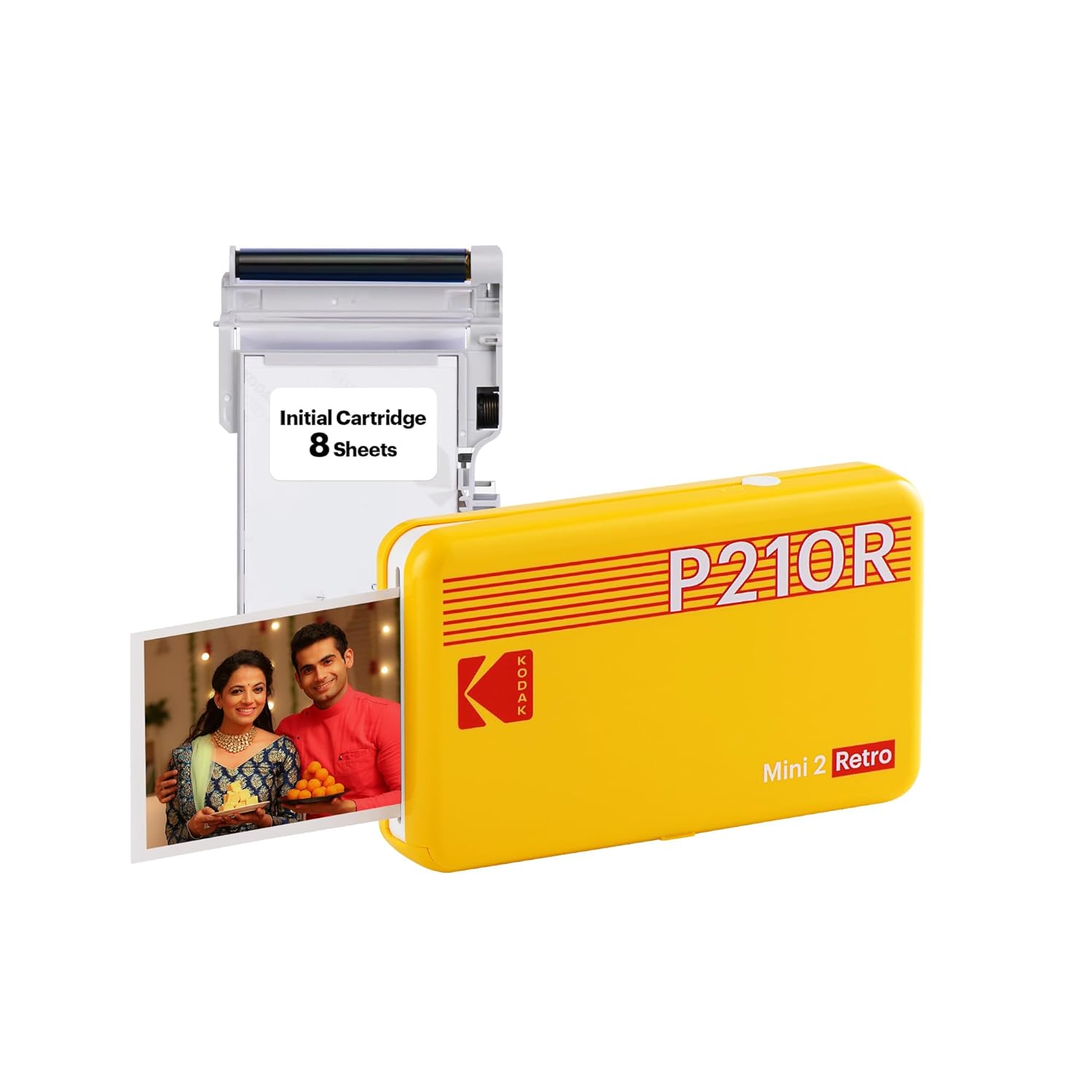 KODAK Mini 2 Retro 4PASS Portable Photo Printer