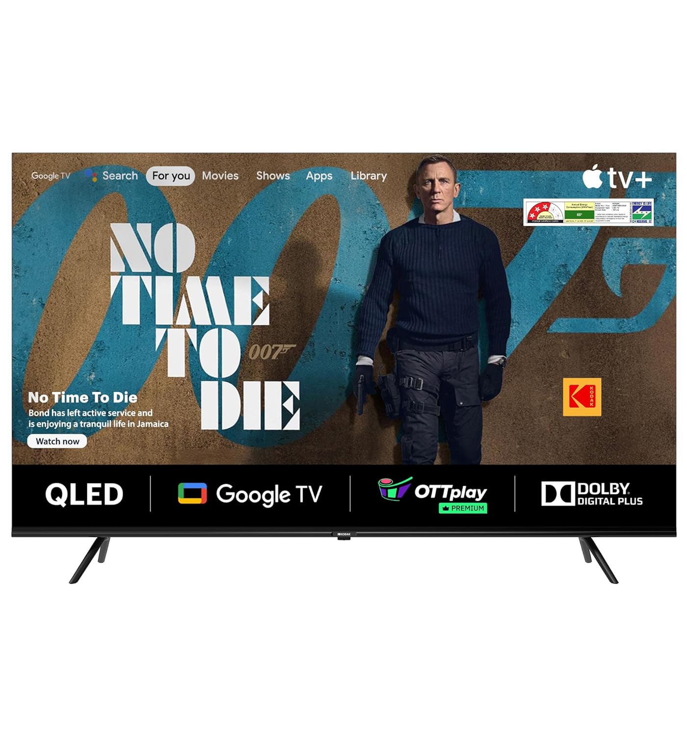 Kodak 108 cm (43 inch) 4K Ultra HD Smart QLED TV Model 43MT5055
