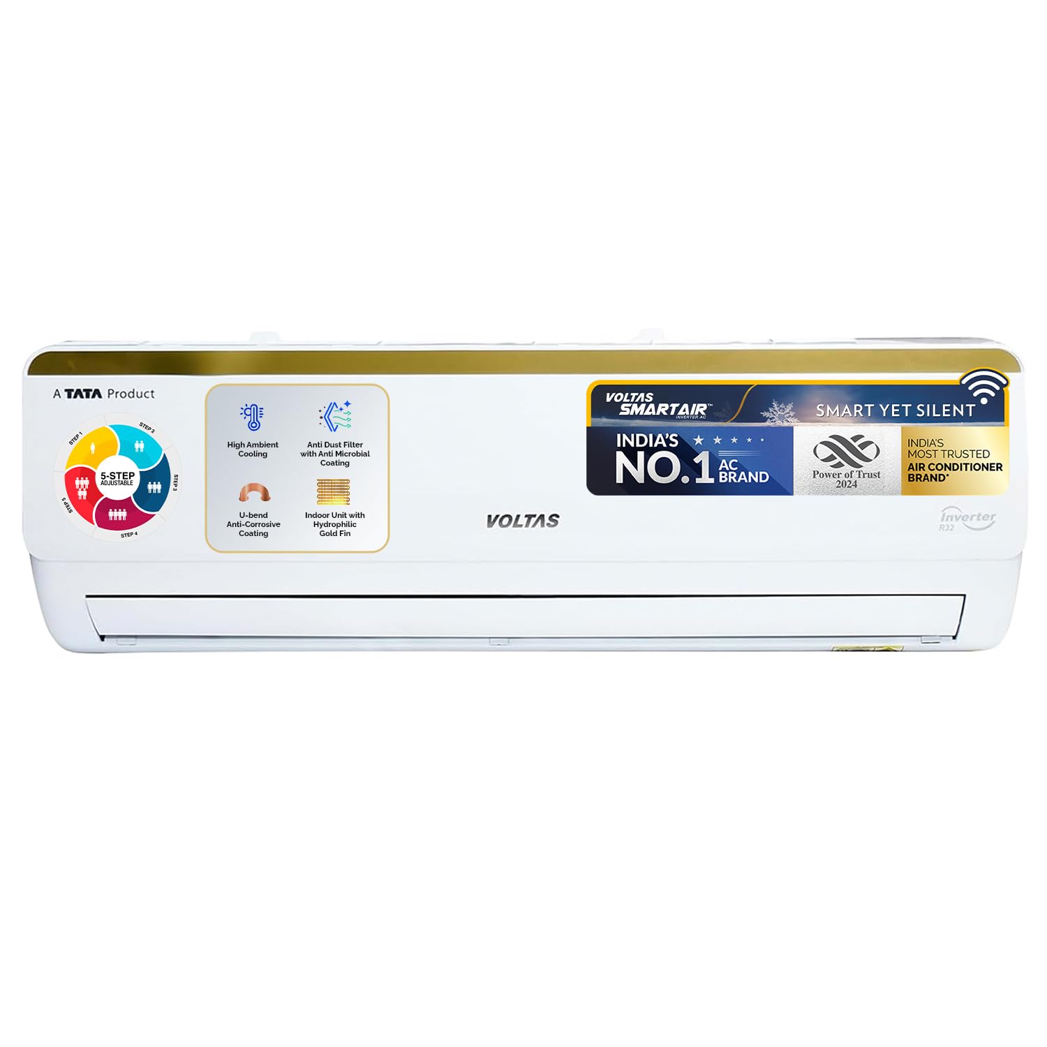 Voltas 183V Vertis Smart Elite Gold 1.5 ton 3 star inverter Split AC