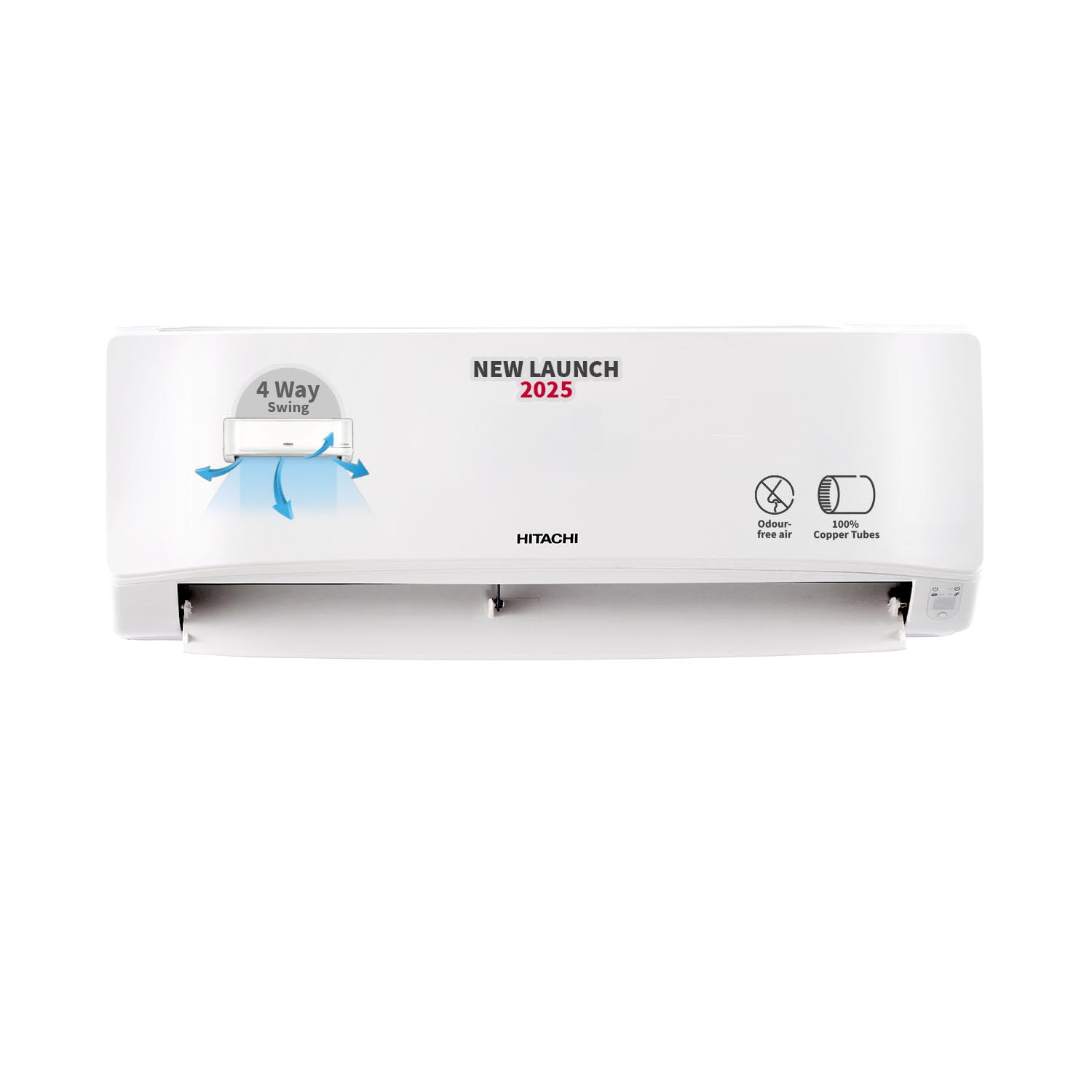 Hitachi 1 Ton Class 3 Star Long Air Throw Fixed Split AC RAS.B312PCAIBA1